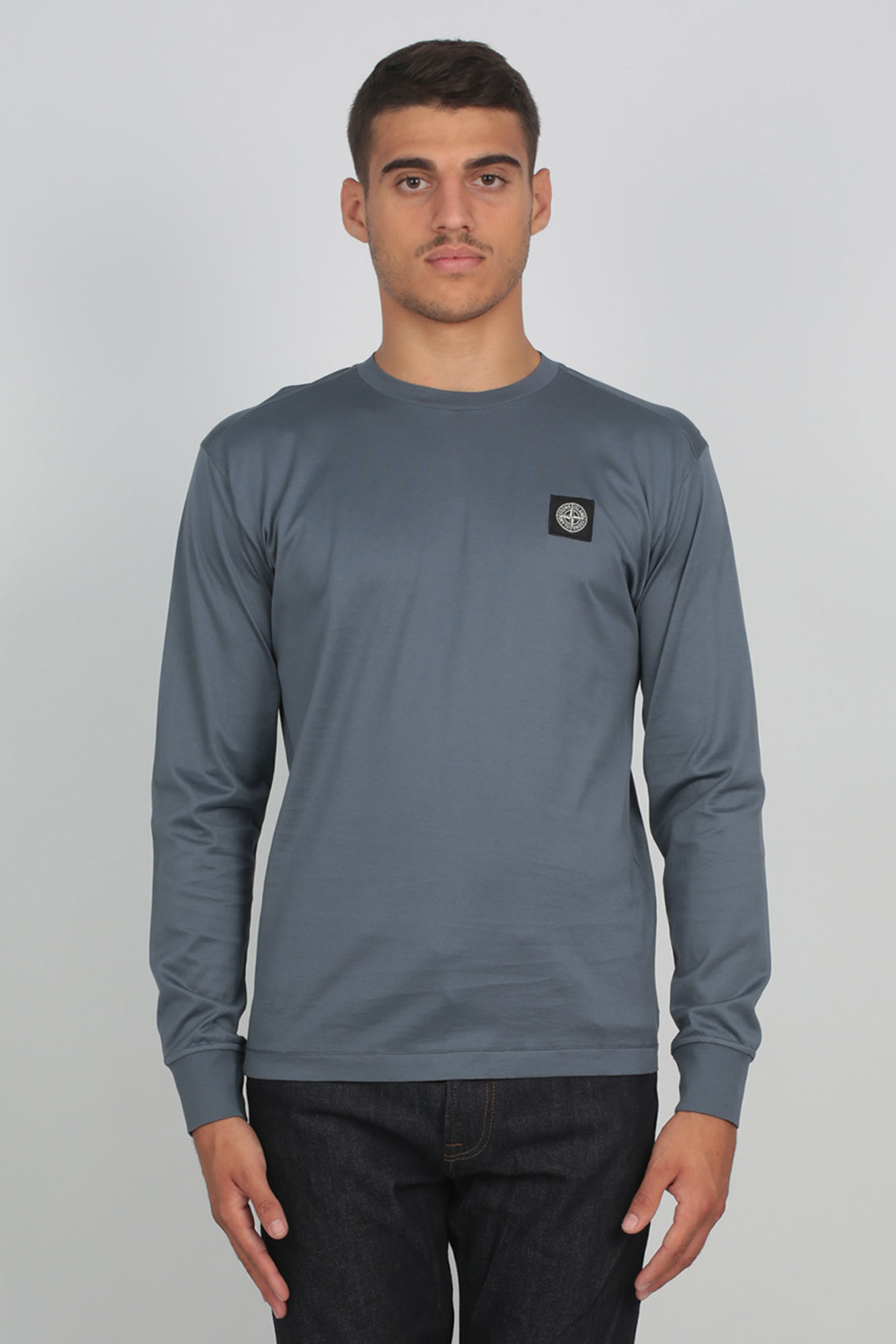 T-SHIRT STONE ISLAND BLEU DE PRUSSE 711522713-V0024