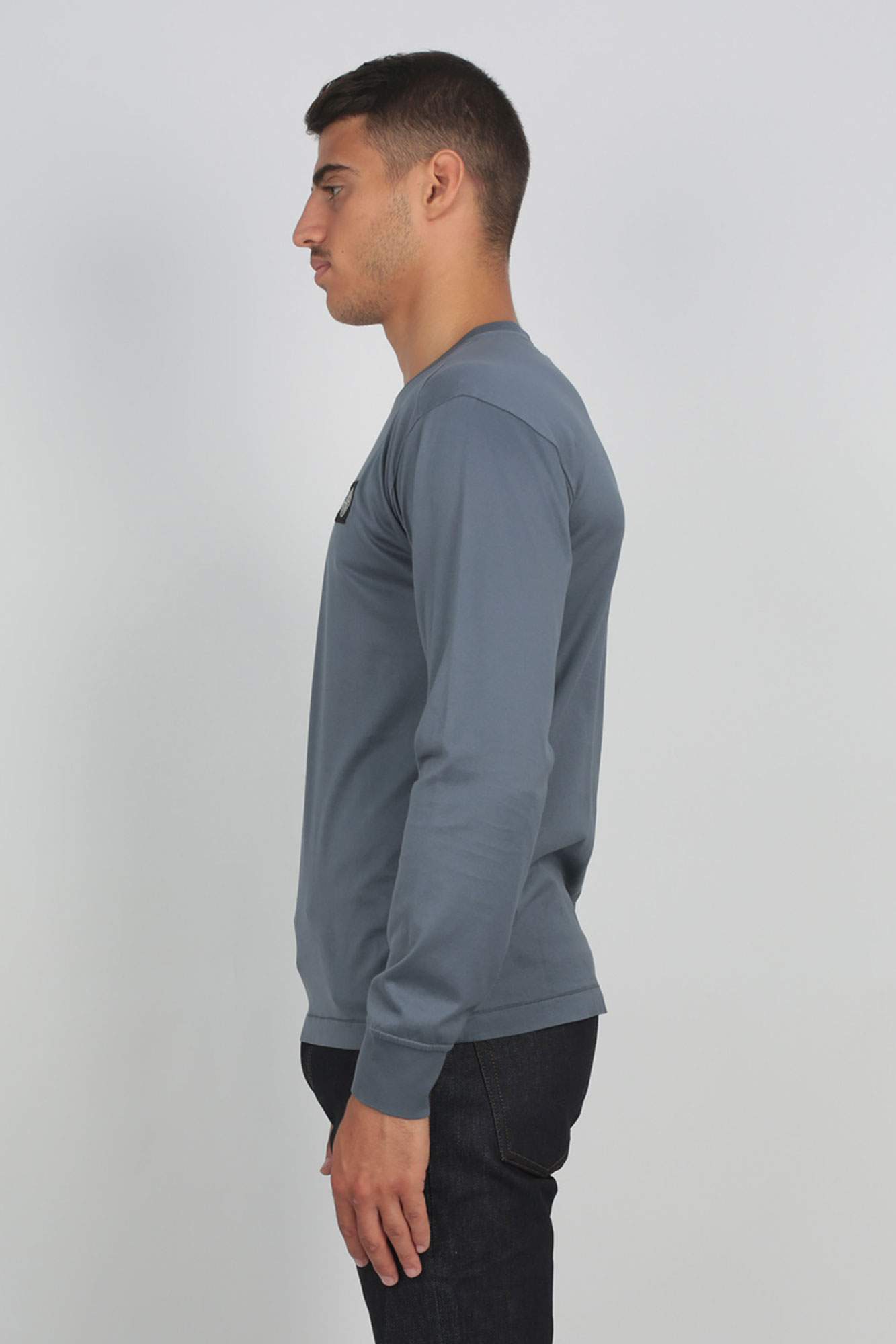 T-SHIRT STONE ISLAND BLEU DE PRUSSE 711522713-V0024