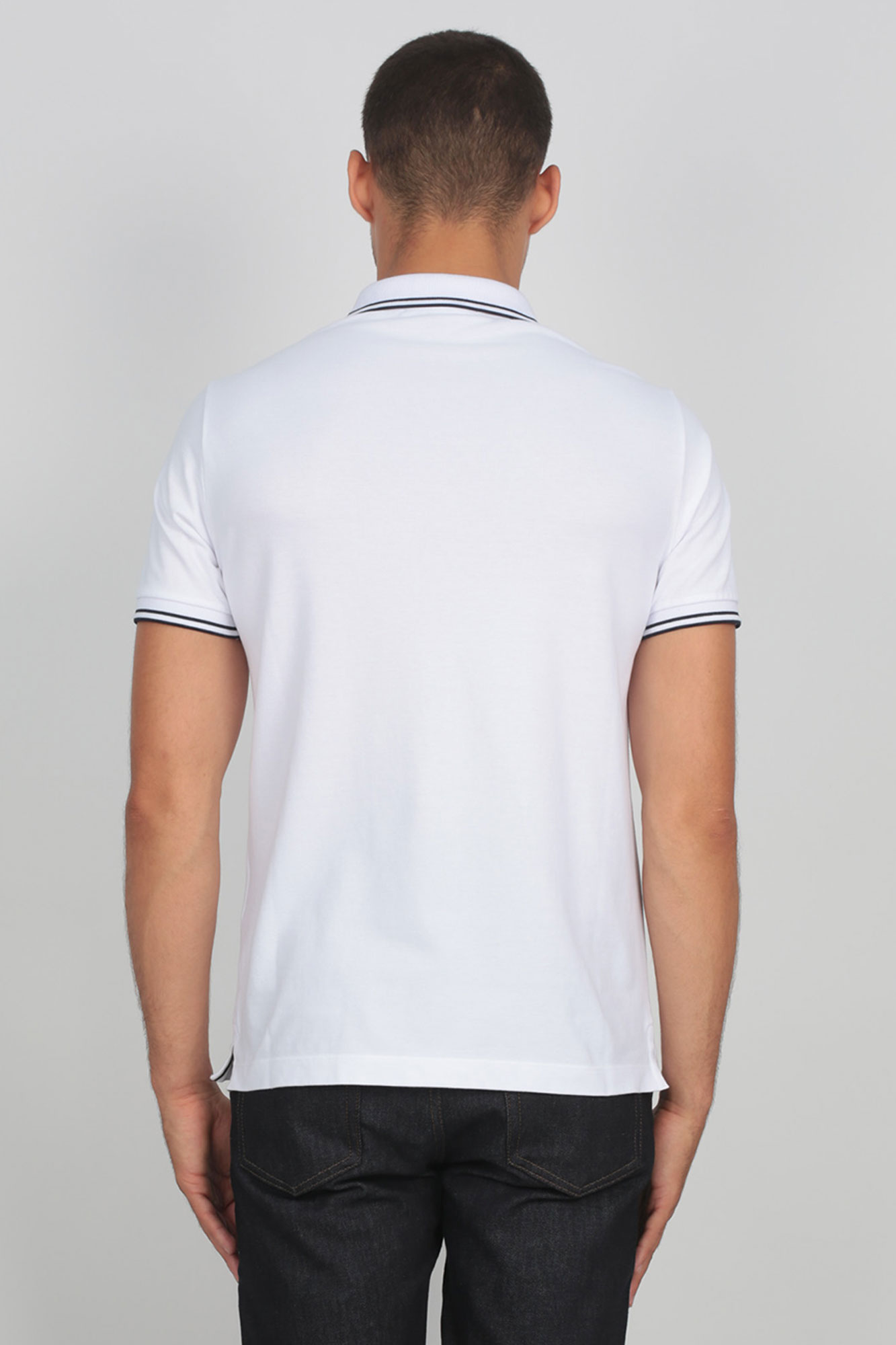 POLO STONE ISLAND BLANC 711522S18-V1001
