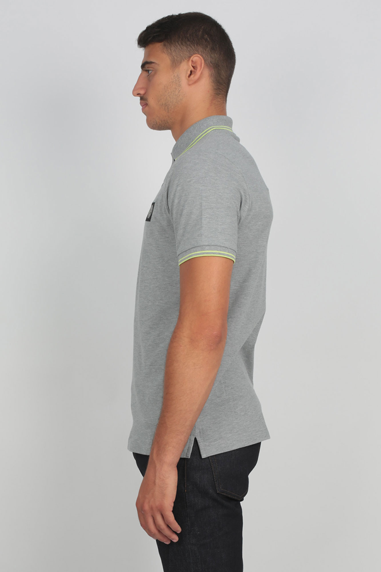 POLO STONE ISLAND GRIS 711522S18-V2M64