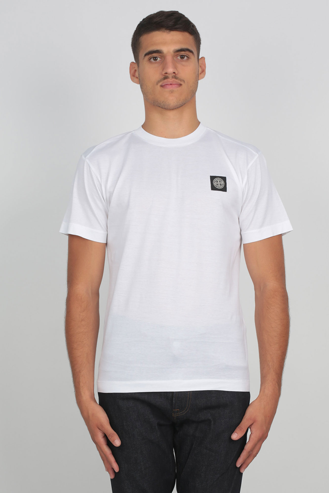 T-SHIRT STONE ISLAND BLANC 711524113-V0001
