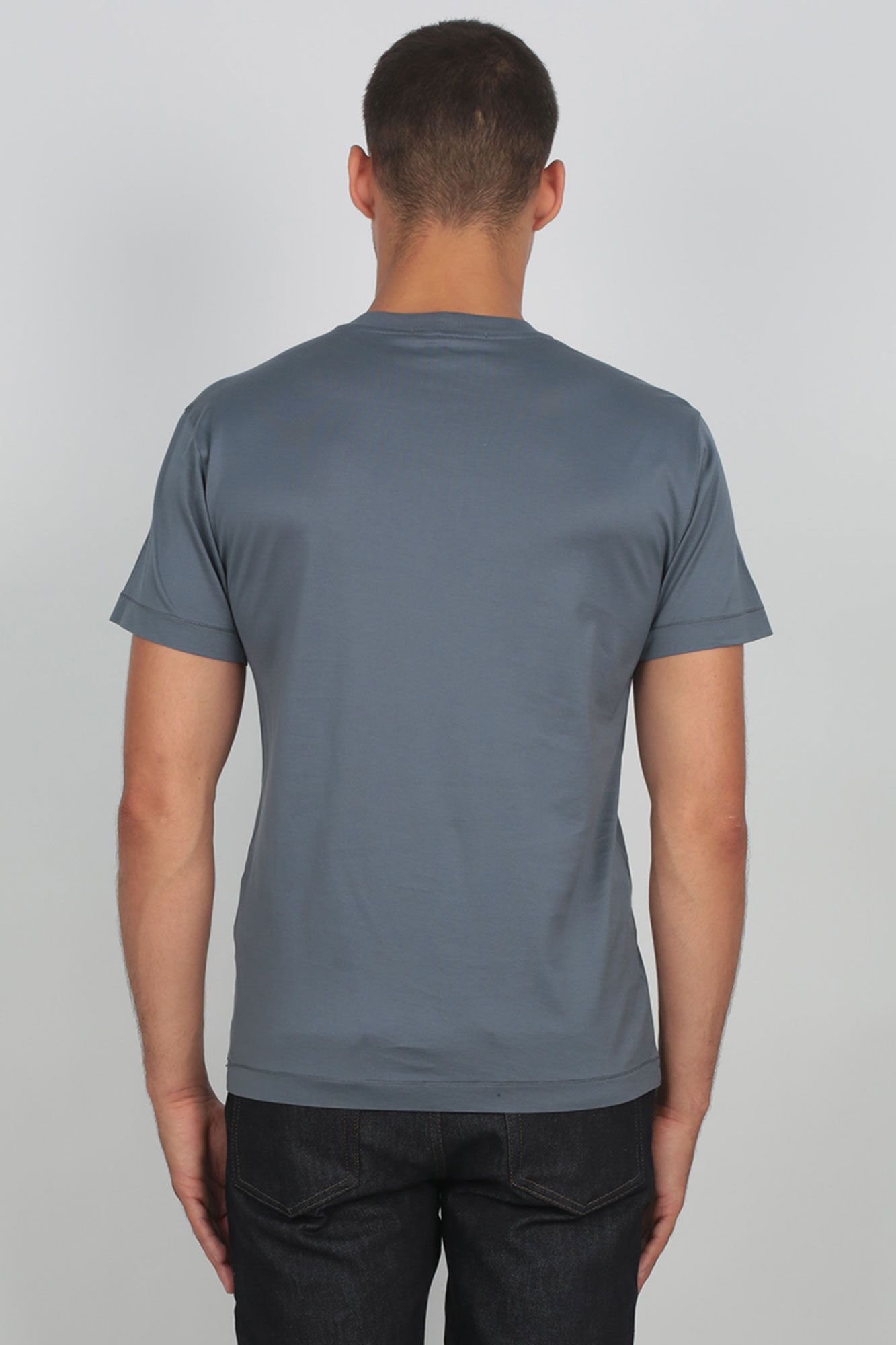 T-SHIRT STONE ISLAND BLEU DE PRUSSE 711524113-V0024