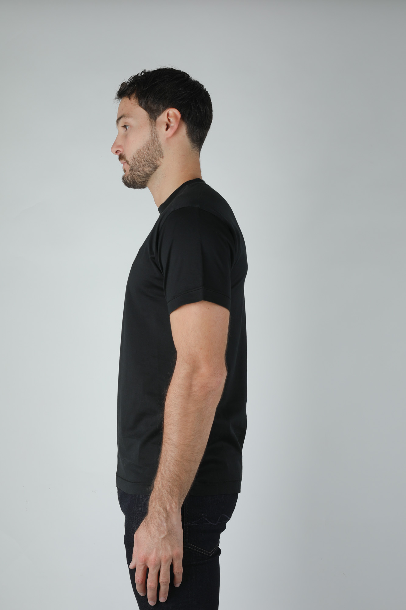 T-SHIRT STONE ISLAND NOIR 711524113-V0029