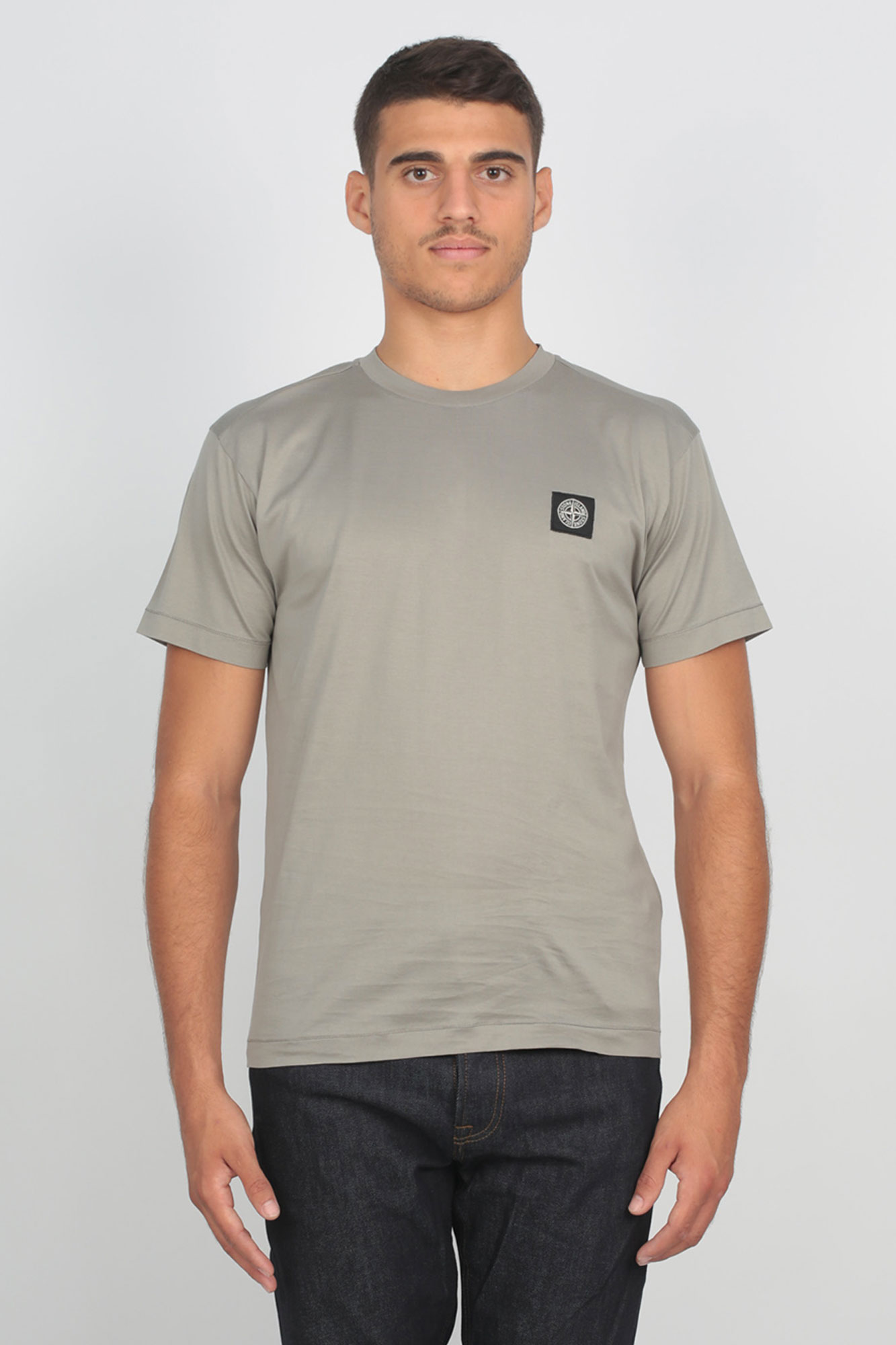 T-SHIRT STONE ISLAND VERT OLIVE 711524113-V0068