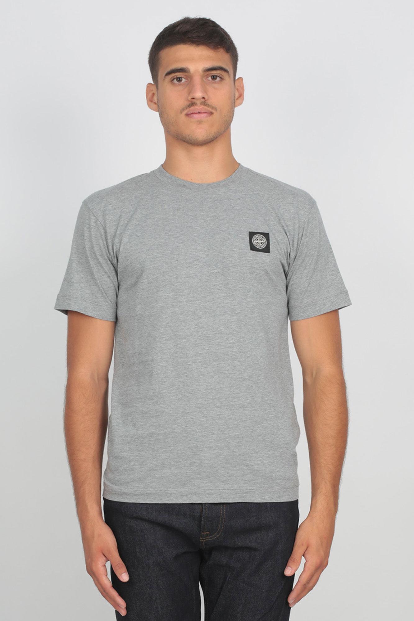 T-SHIRT STONE ISLAND GRIS 711524113-V0M64