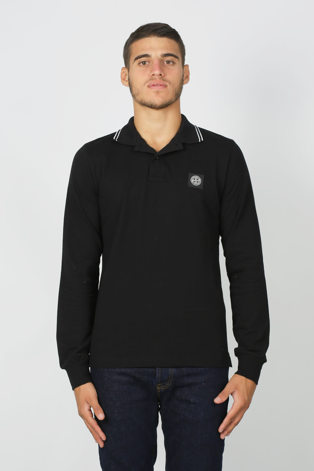 POLO STONE ISLAND NOIR 71152SS18-V0029