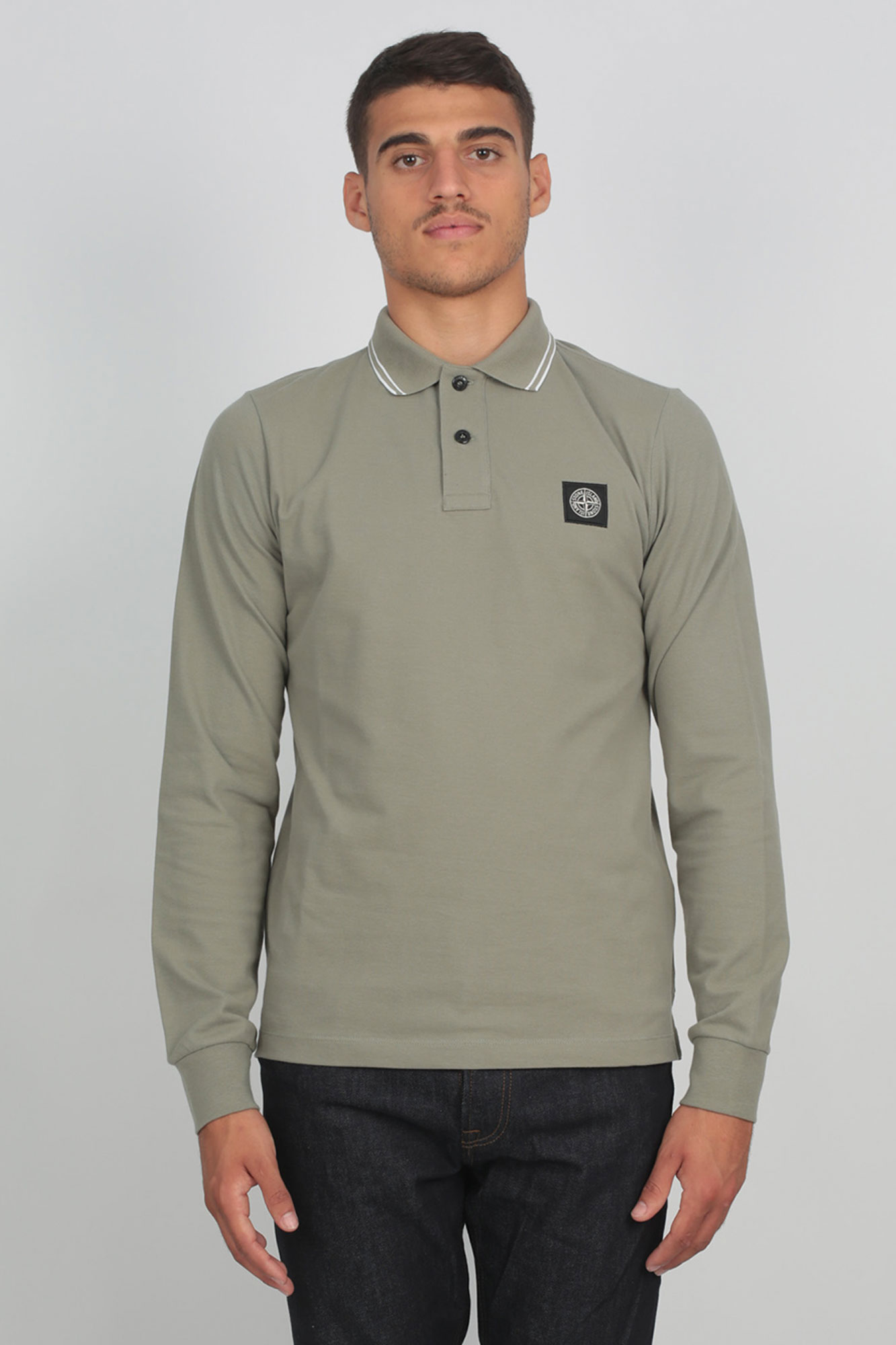 POLO STONE ISLAND VERT OLIVE 71152SS18-V0068