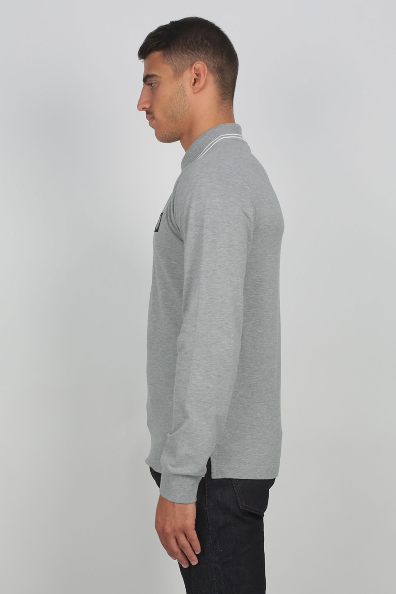 POLO STONE ISLAND GRIS 71152SS18-V0M64