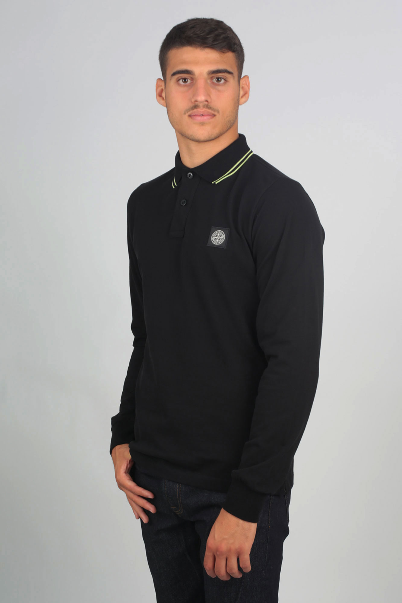POLO STONE ISLAND NOIR 71152SS18-V2029