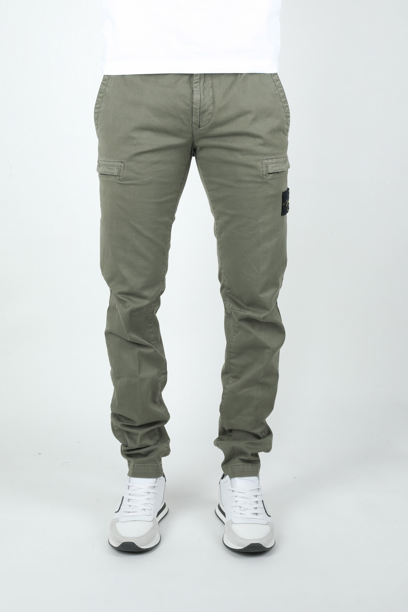 PANTALON STONE ISLAND KAKI 7115321L1-V0158