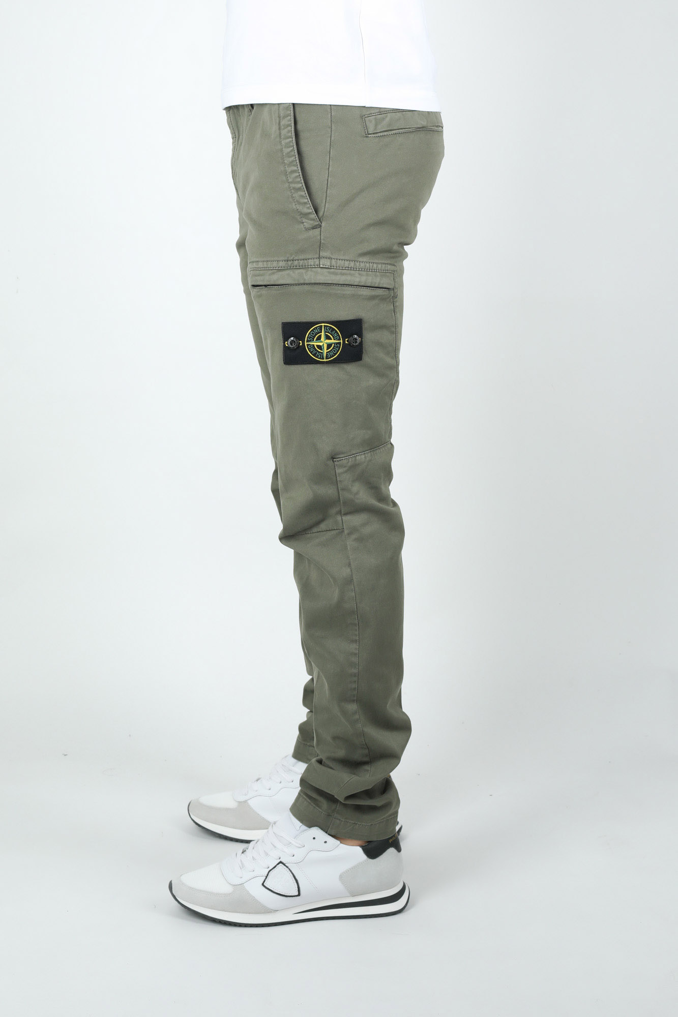 PANTALON STONE ISLAND KAKI 7115321L1-V0158