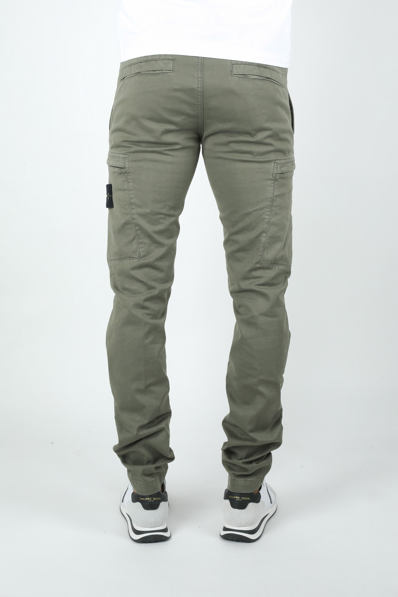 PANTALON STONE ISLAND KAKI 7115321L1-V0158
