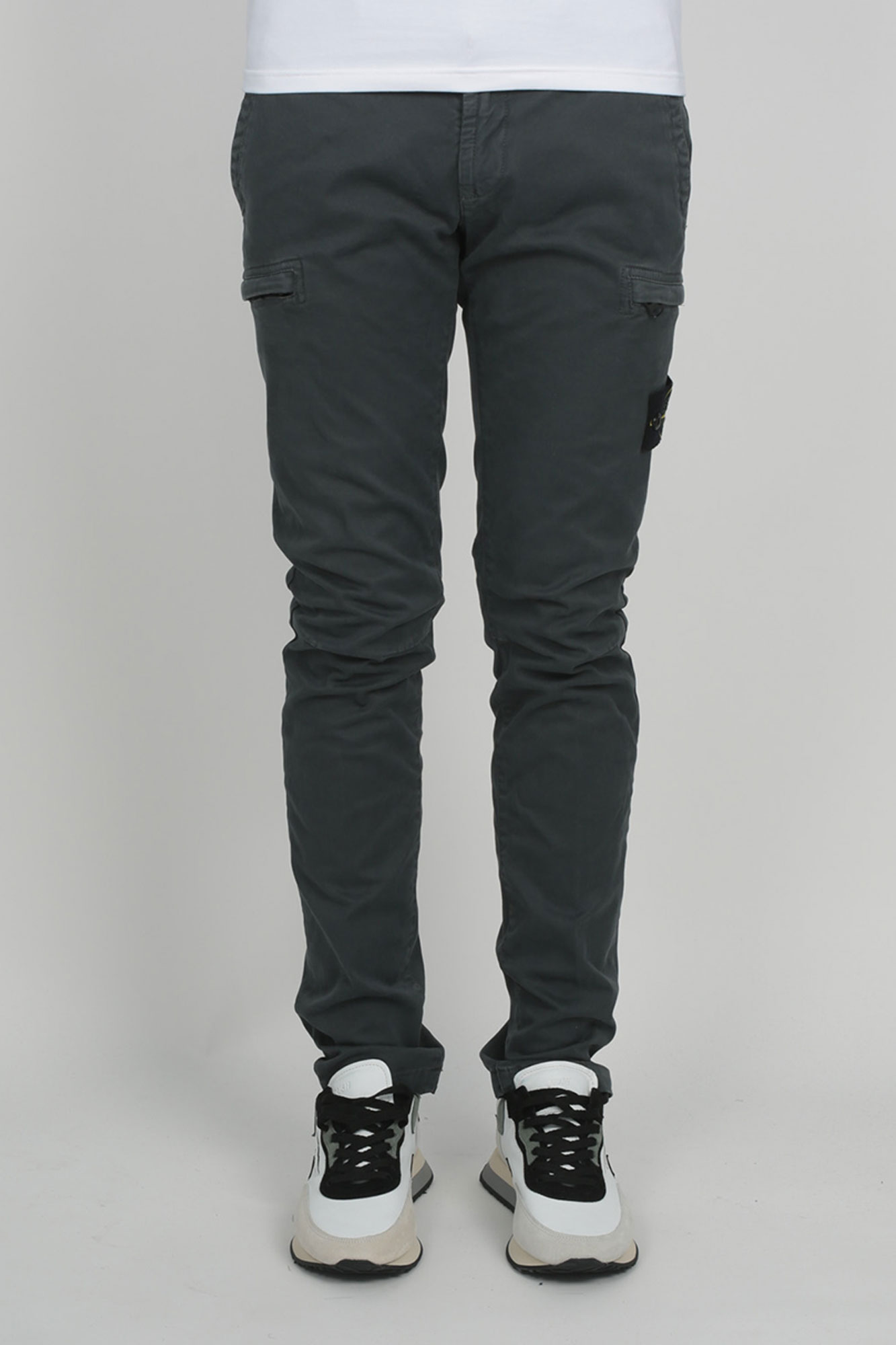 PANTALON STONE ISLAND PETROLE 7115321L1-V0167