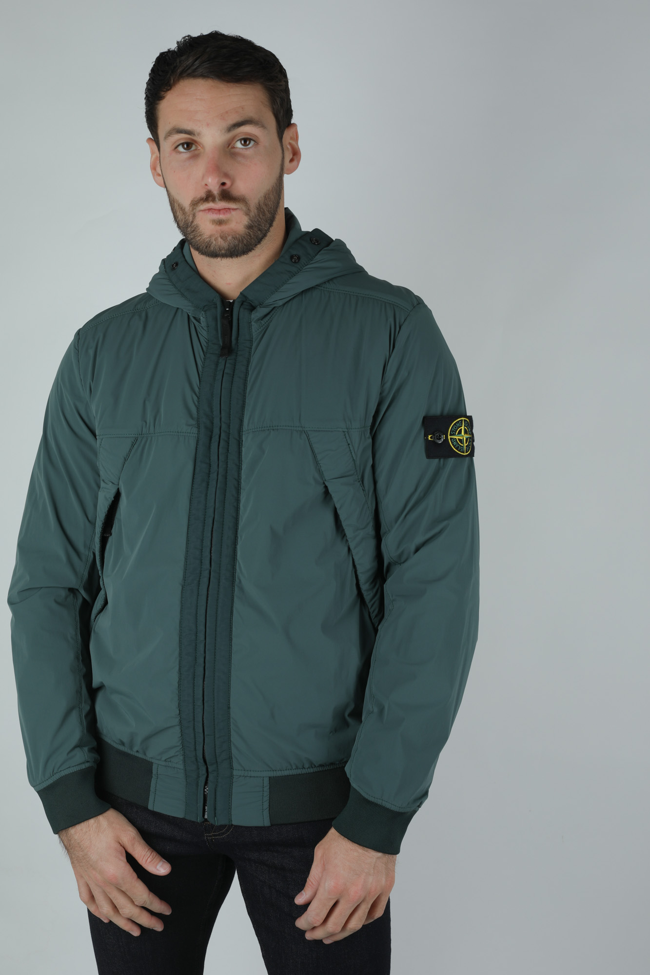 BLOUSON STONE ISLAND VERT SAPIN 711541028-V0057