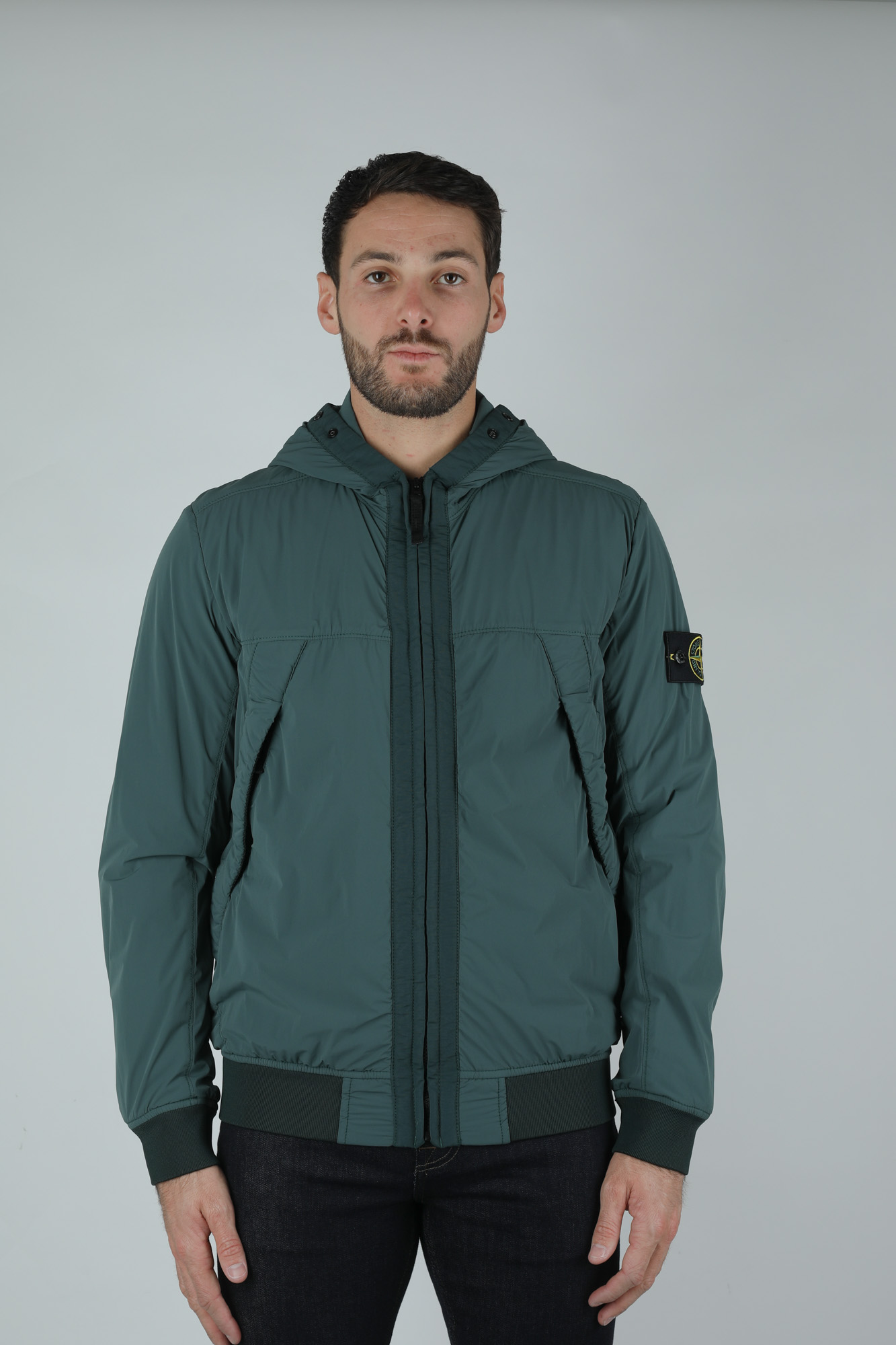 BLOUSON STONE ISLAND VERT SAPIN 711541028-V0057