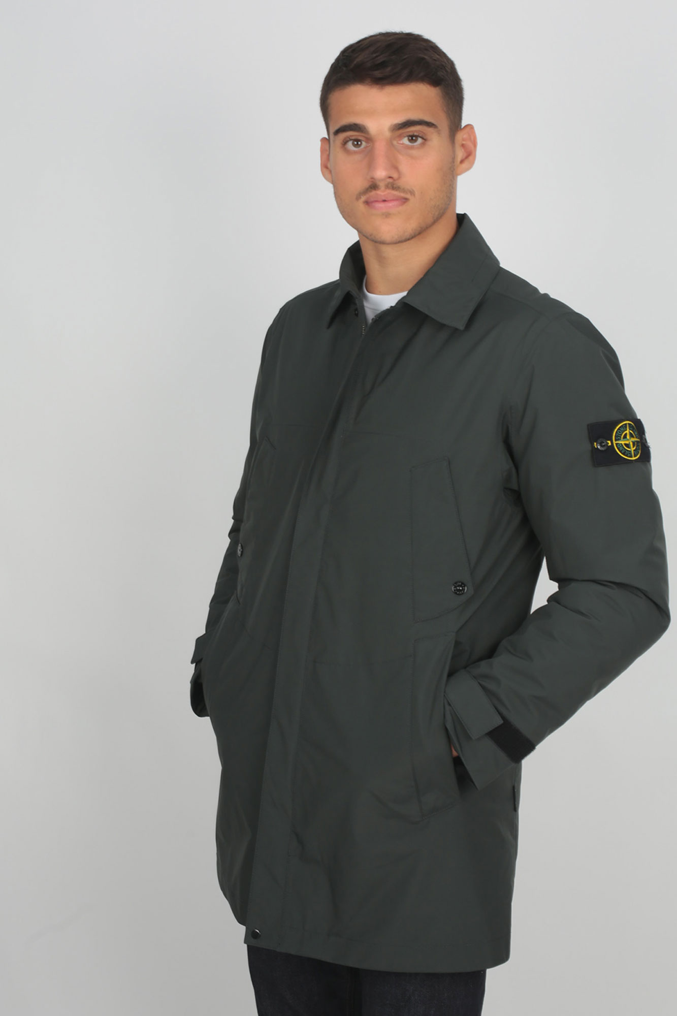 MANTEAU STONE ISLAND PETROLE 711541729-V0067