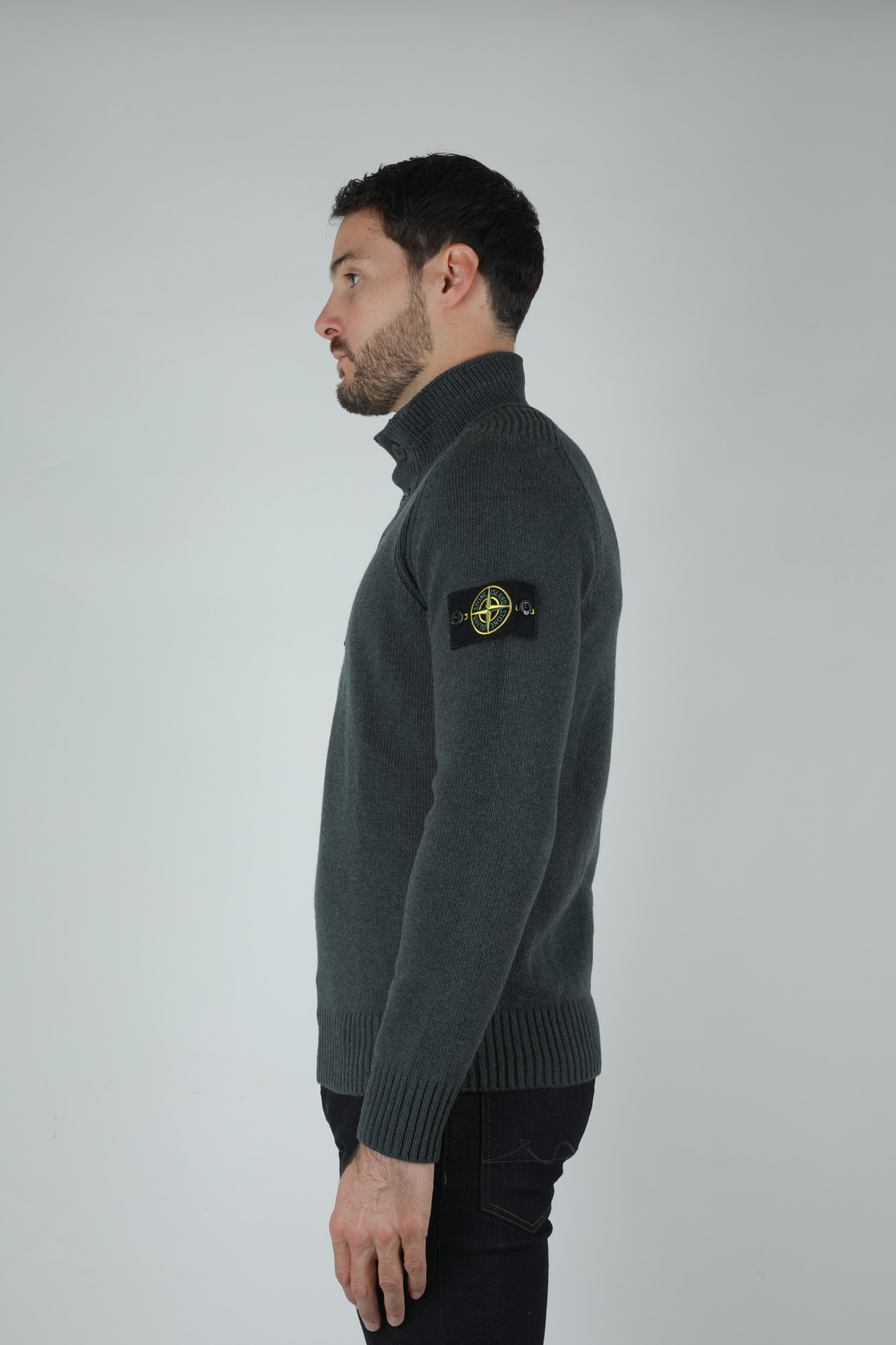 PULL STONE ISLAND FUMEE 7115532A3-V0067