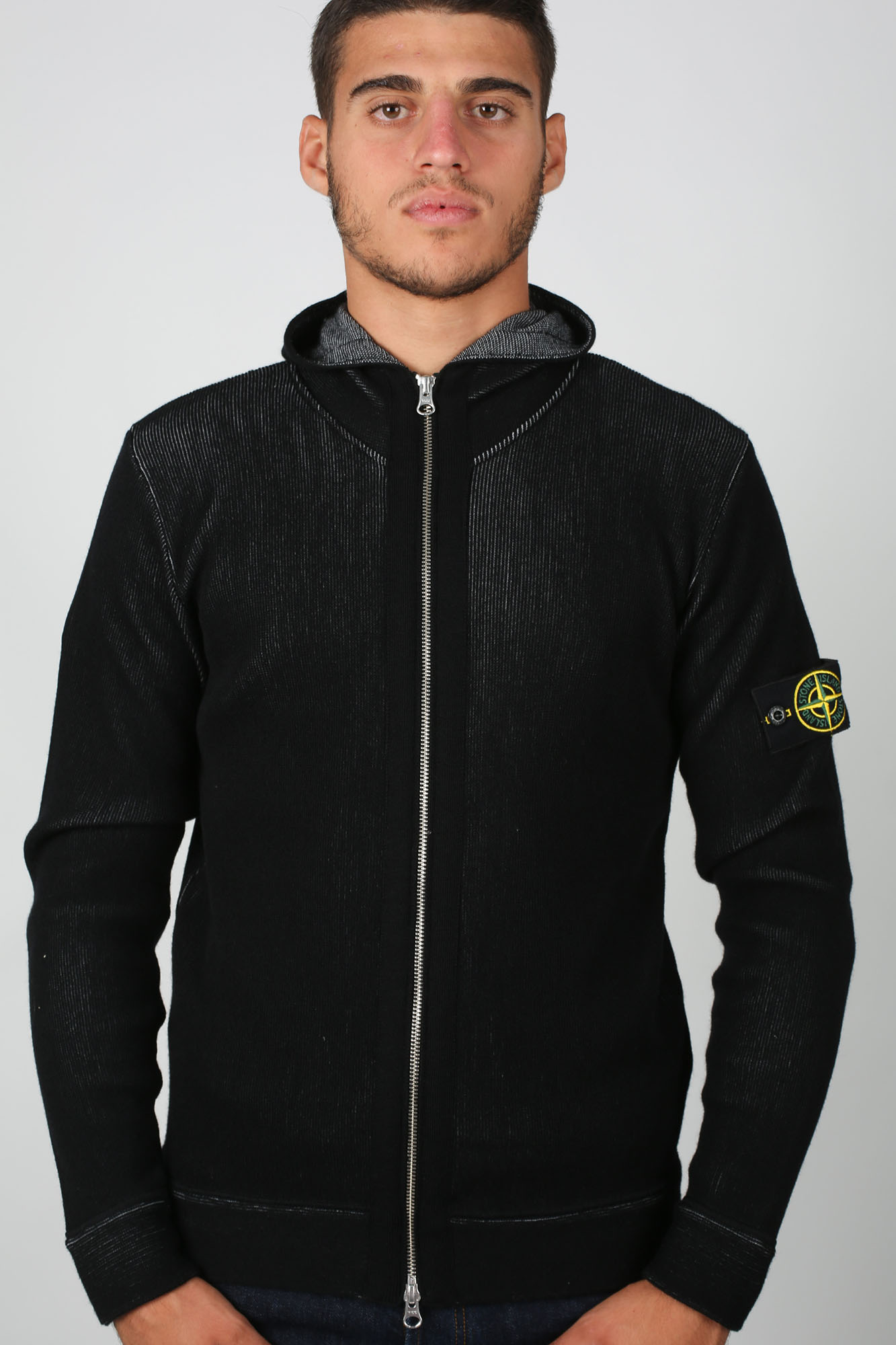 GILET STONE ISLAND NOIR 7115555A5-V0029