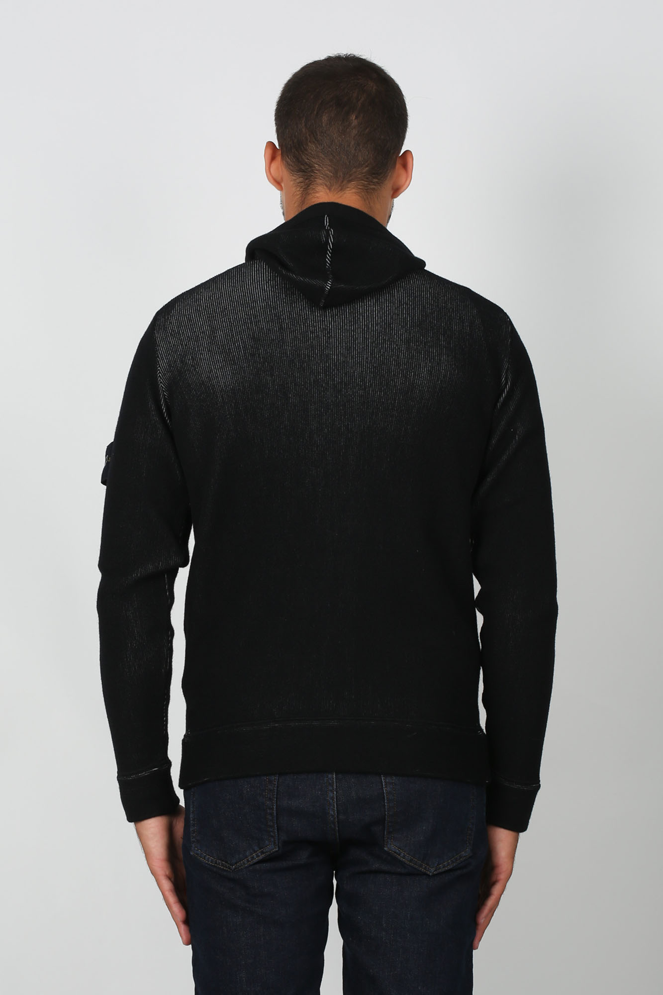 GILET STONE ISLAND NOIR 7115555A5-V0029