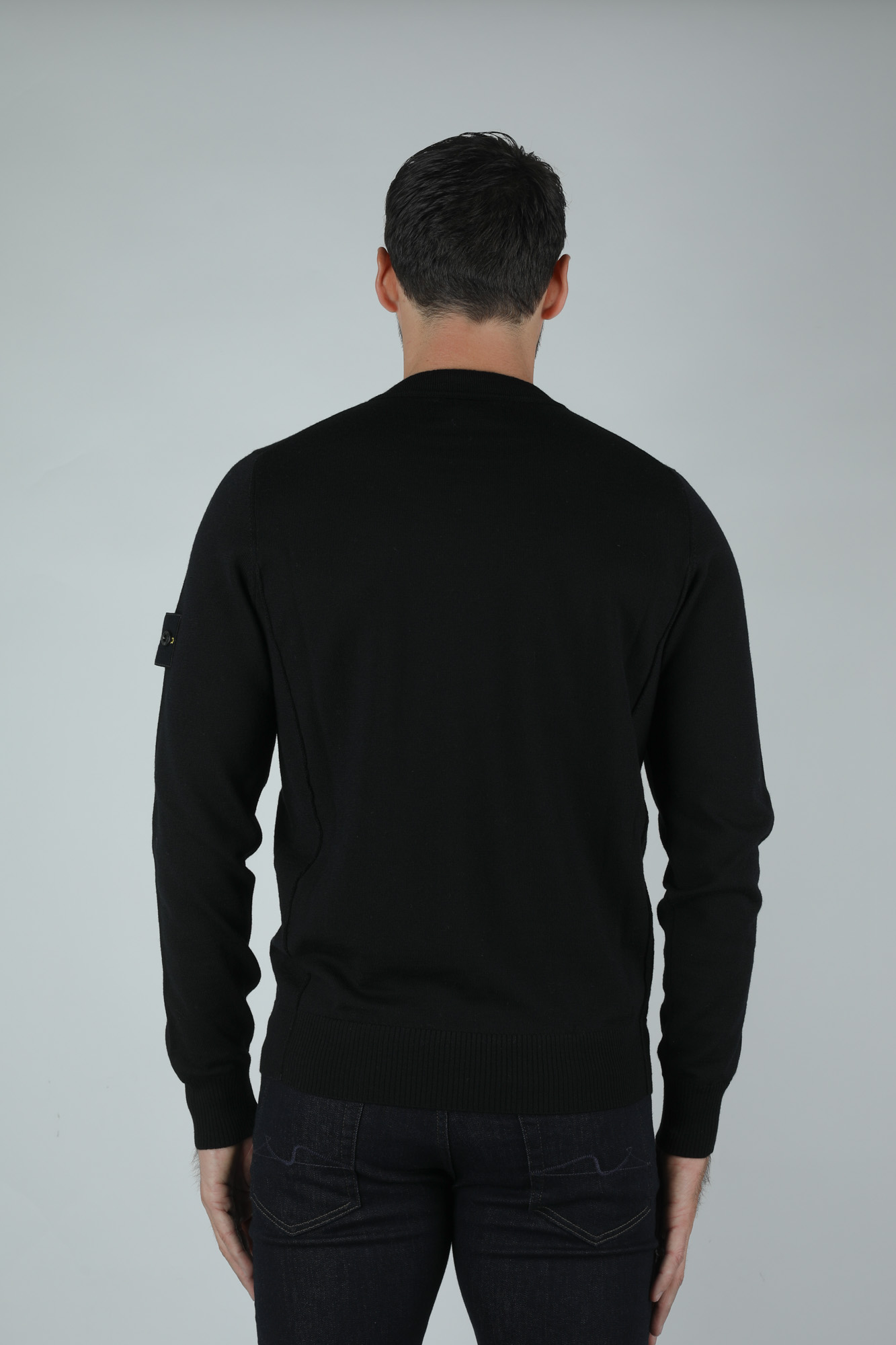 PULL STONE ISLAND NOIR 7115584C4-V0029