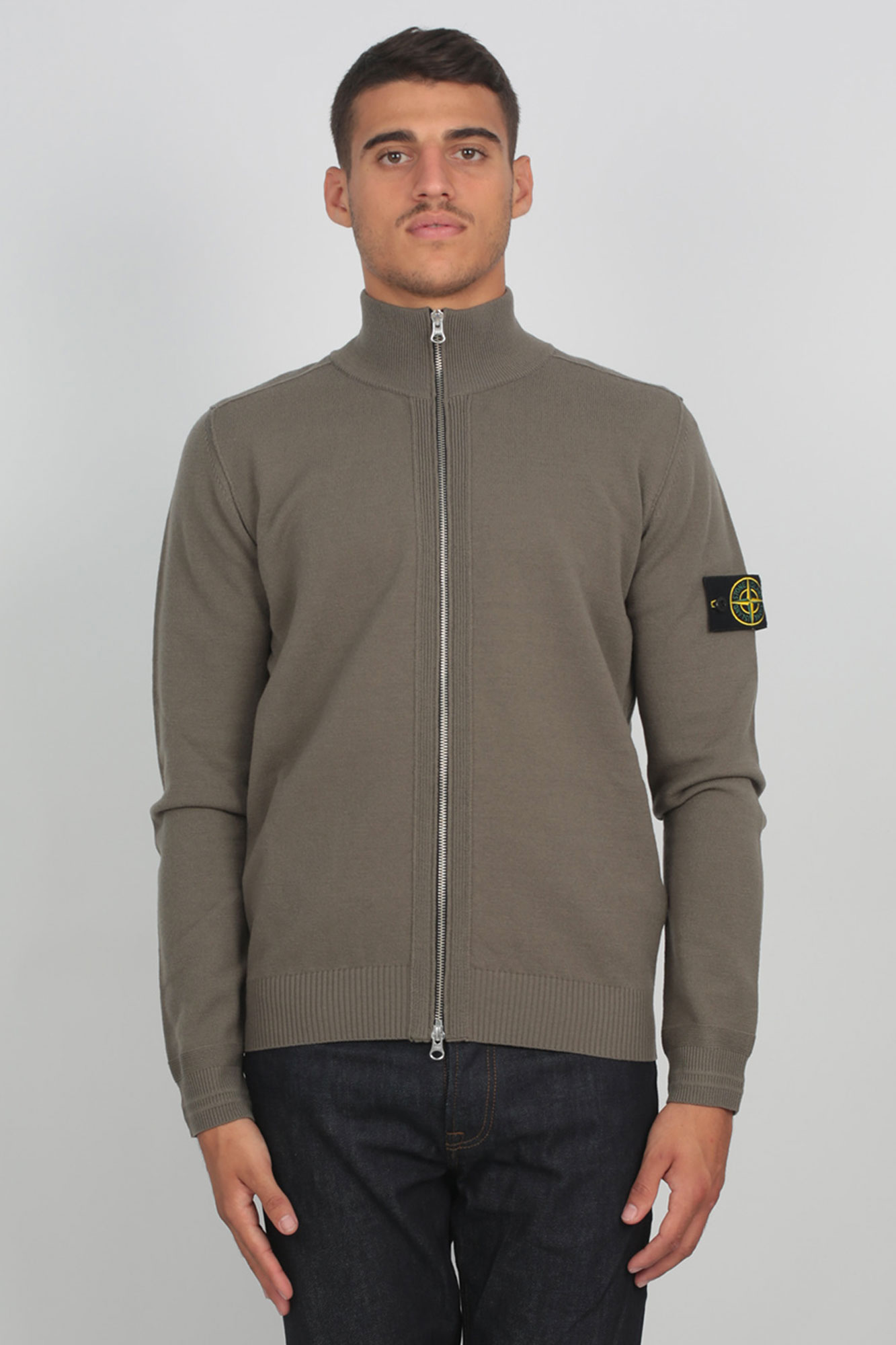 GILET STONE ISLAND OLIVE 7115590A1-V0068