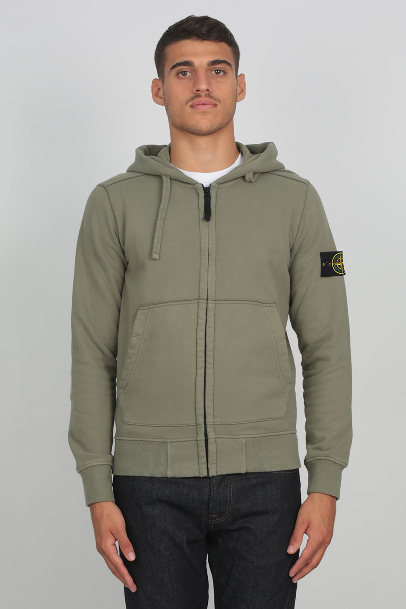 GILET STONE ISLAND OLIVE 711560220-V0068