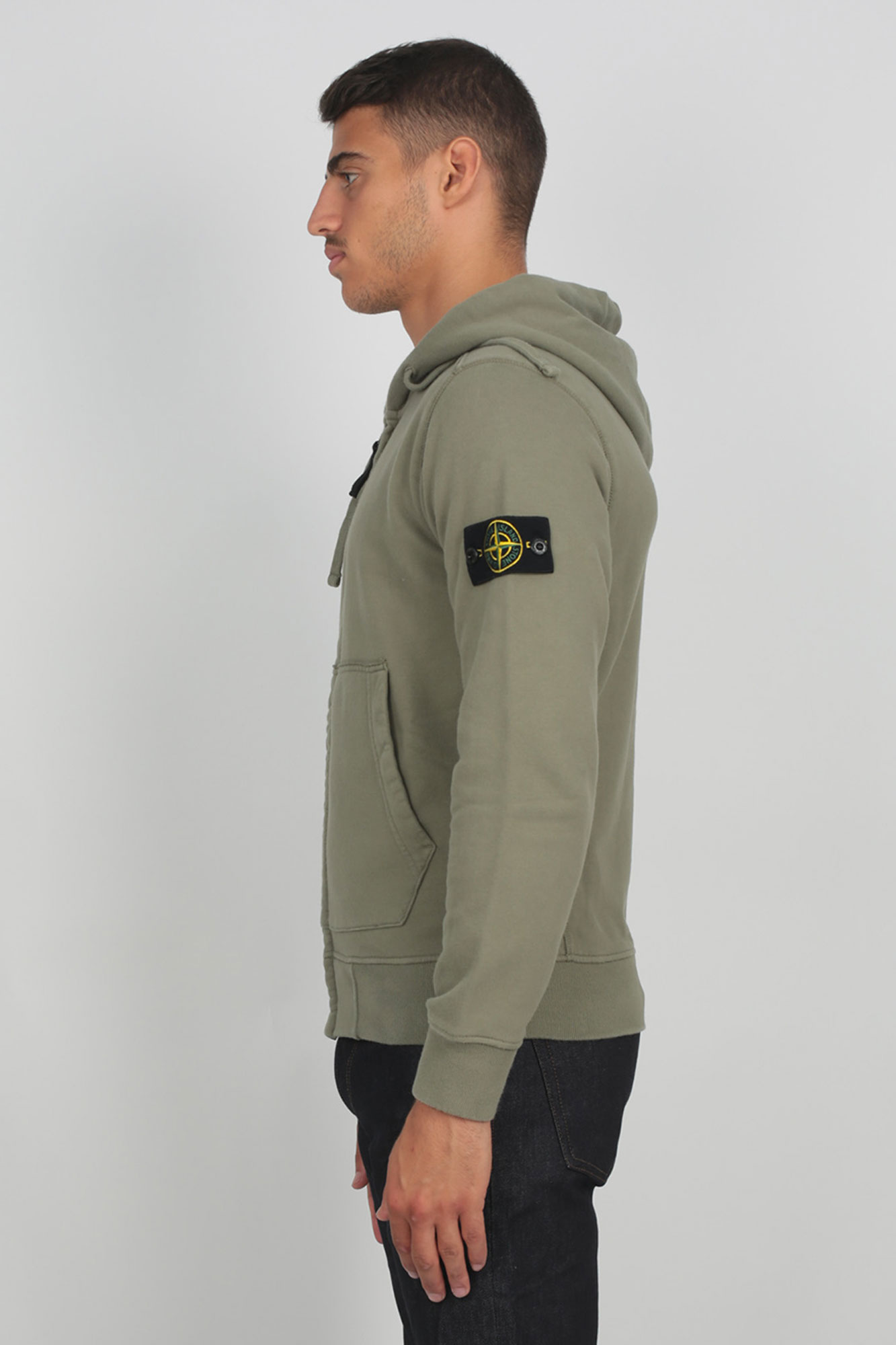 GILET STONE ISLAND OLIVE 711560220-V0068