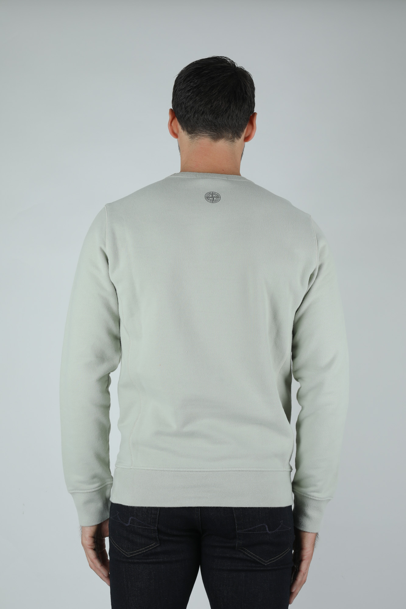 SWEAT-SHIRT STONE ISLAND VERT D'EAU 711562790-V0064