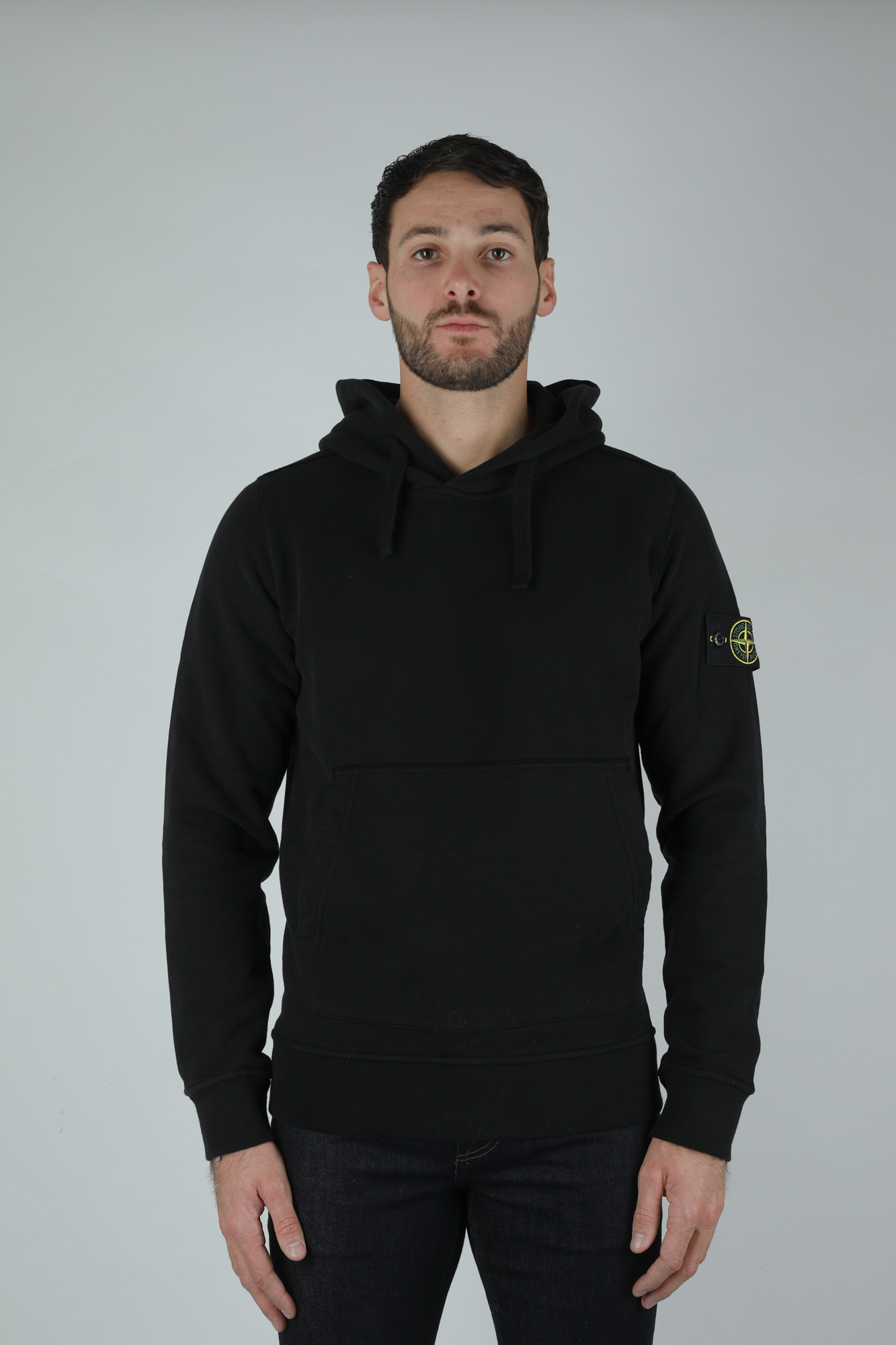 SWEAT-SHIRT STONE ISLAND NOIR 711562820-V0029