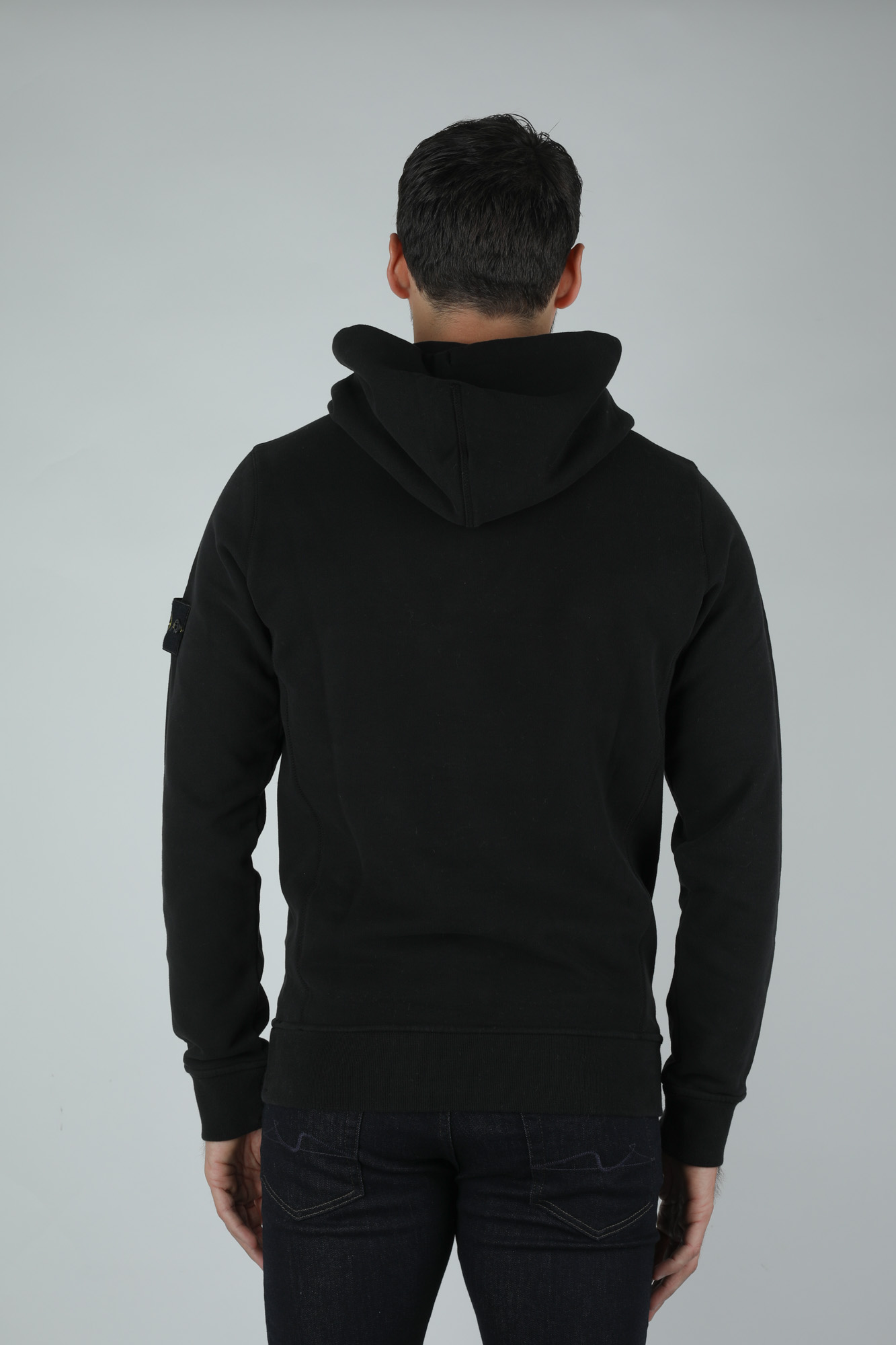SWEAT-SHIRT STONE ISLAND NOIR 711562820-V0029