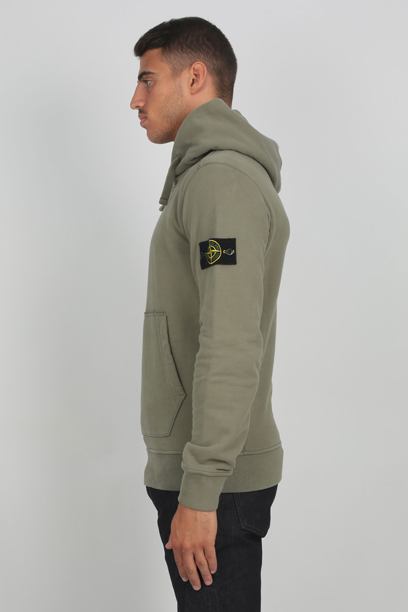SWEAT-SHIRT STONE ISLAND OLIVE 711562820-V0068