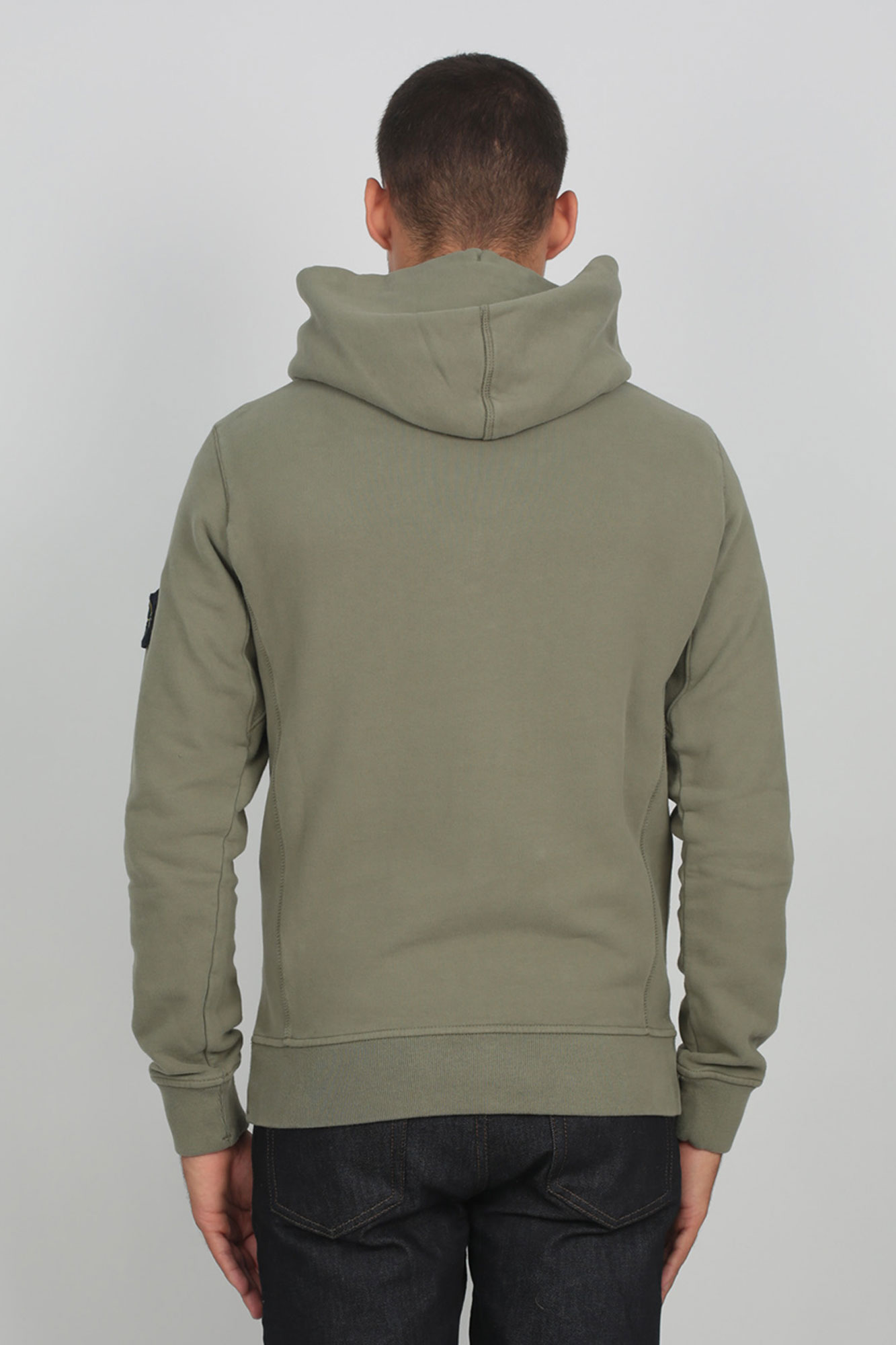 SWEAT-SHIRT STONE ISLAND OLIVE 711562820-V0068