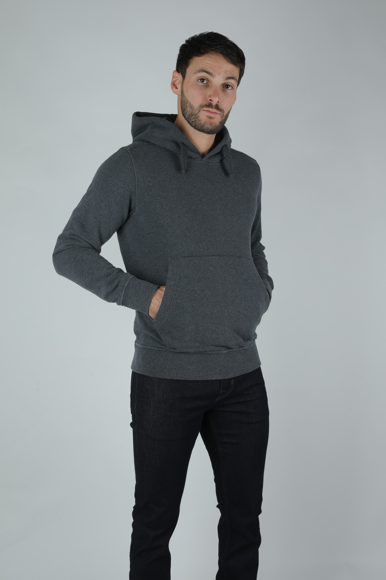 SWEAT-SHIRT STONE ISLAND ANTHRACITE 711562820-V0M67