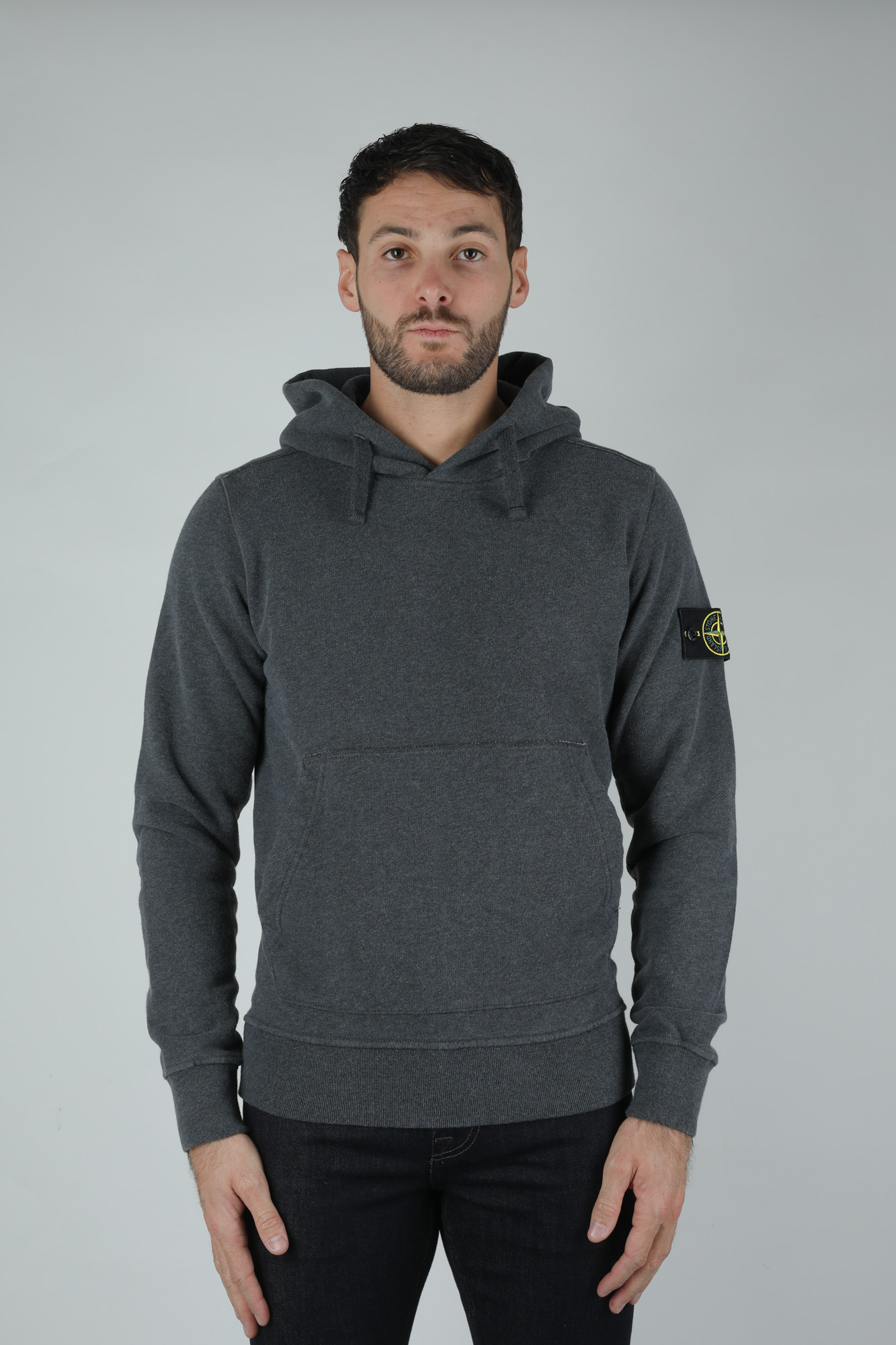 SWEAT-SHIRT STONE ISLAND ANTHRACITE 711562820-V0M67