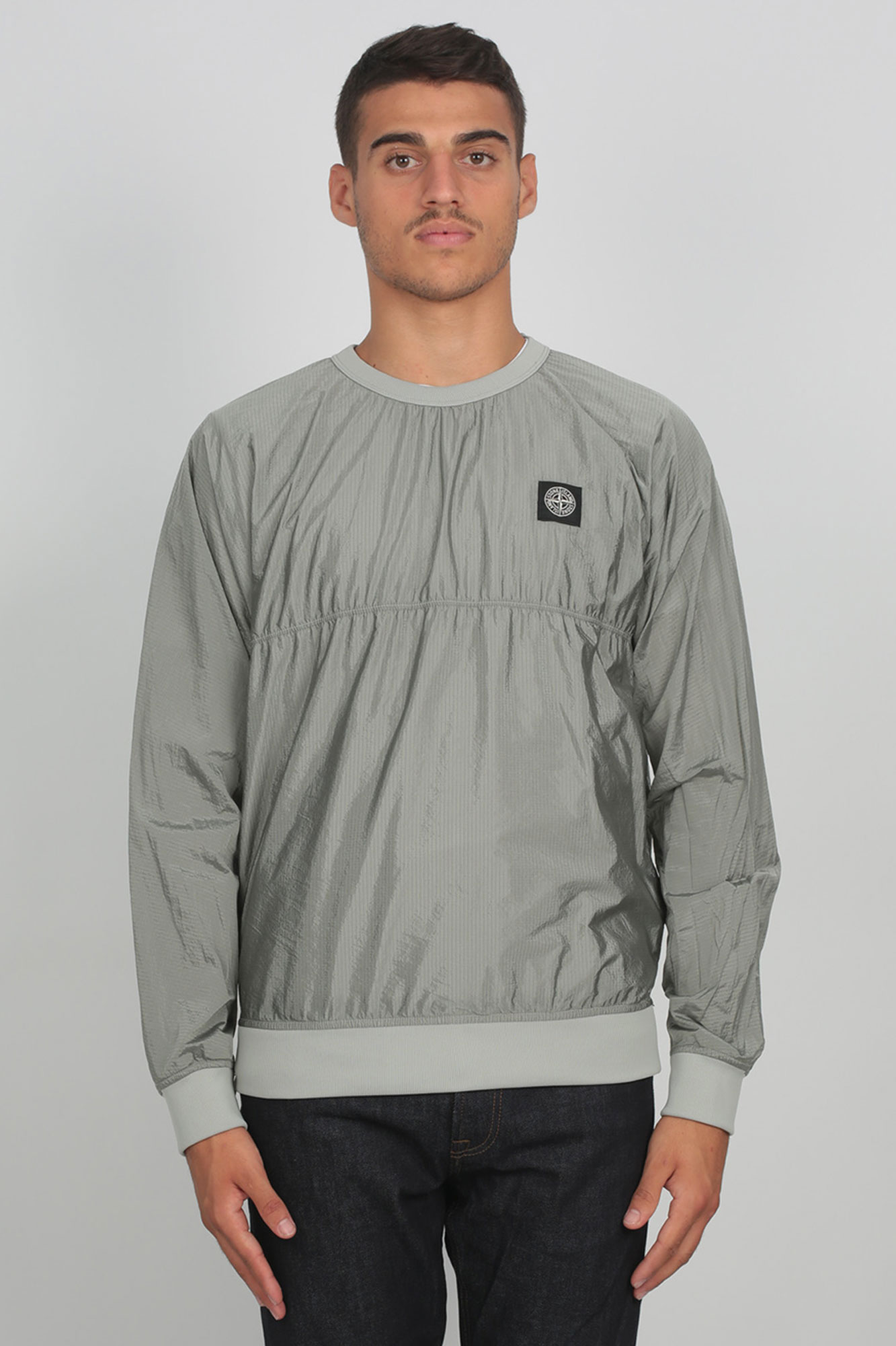 SWEAT-SHIRT STONE ISLAND GRIS 711563036-V0064