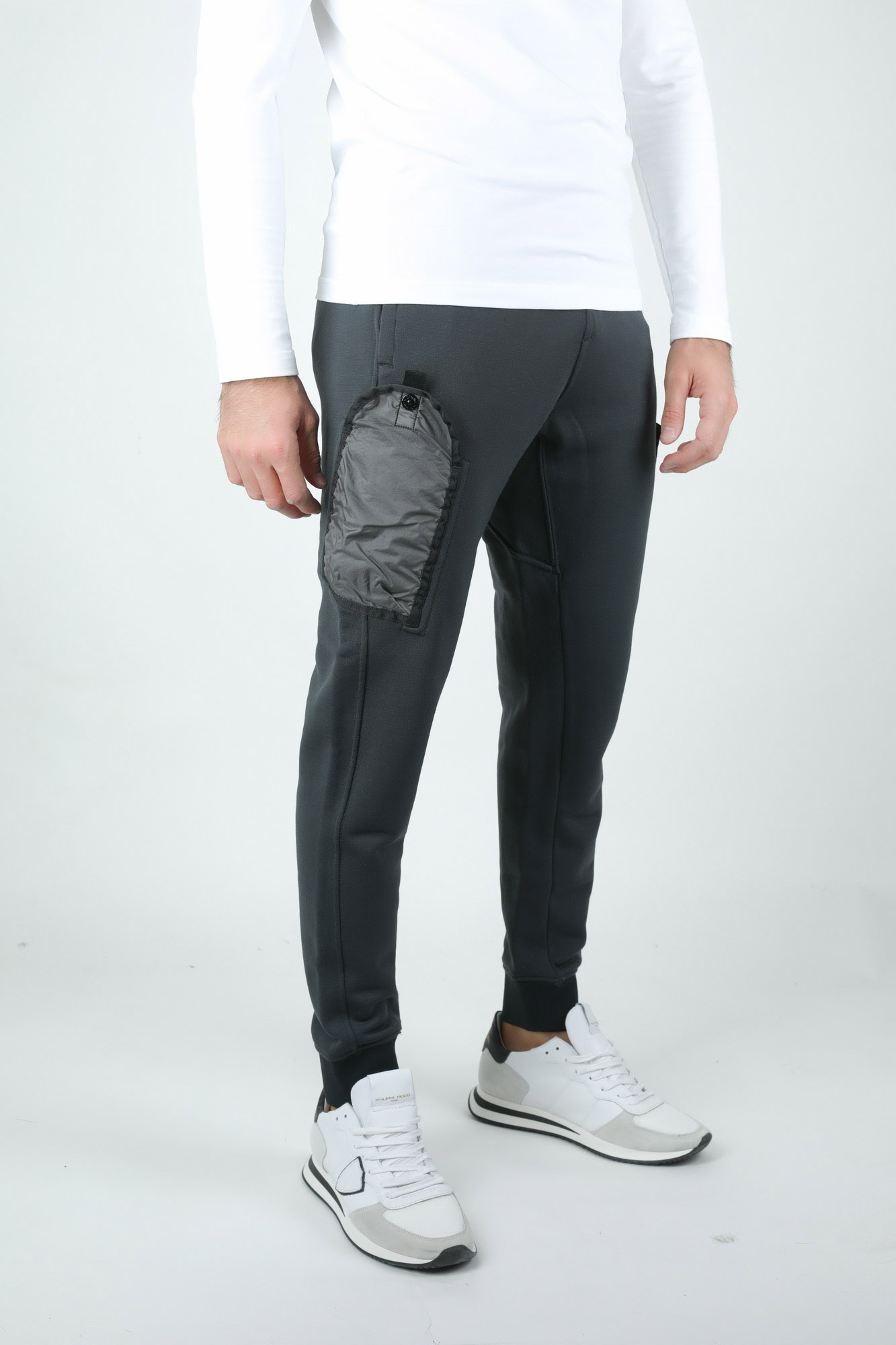 PANTALON DE JOGGING STONE ISLAND FUMEE 711563946-V0067
