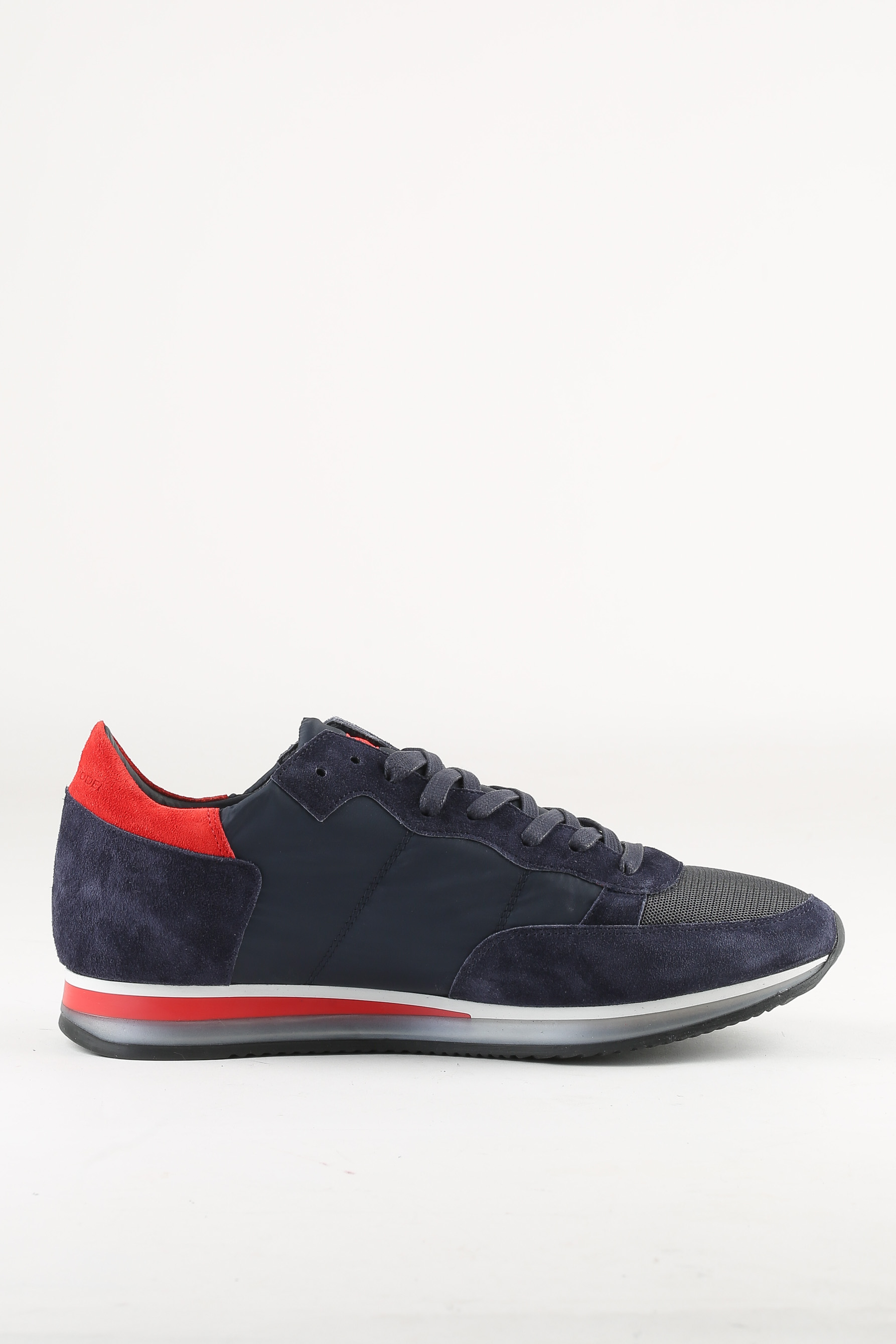 BASKETS PHILIPPE MODEL BLEU ROUGE TROPEZ LOW UOMO TRLU W142