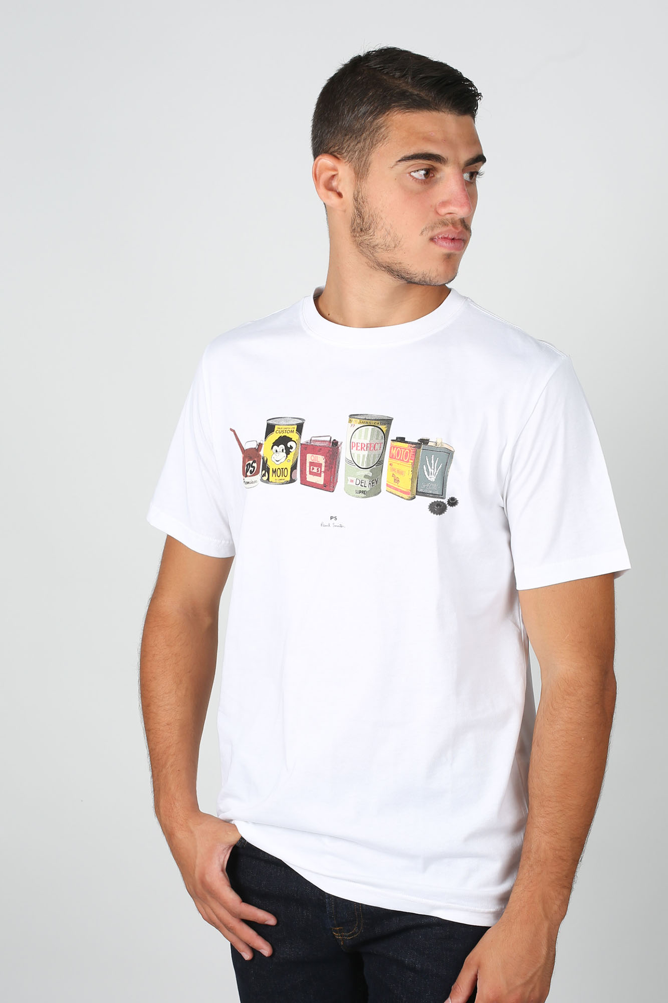 T-SHIRT PAUL SMITH BLANC 011R-AP1347-01