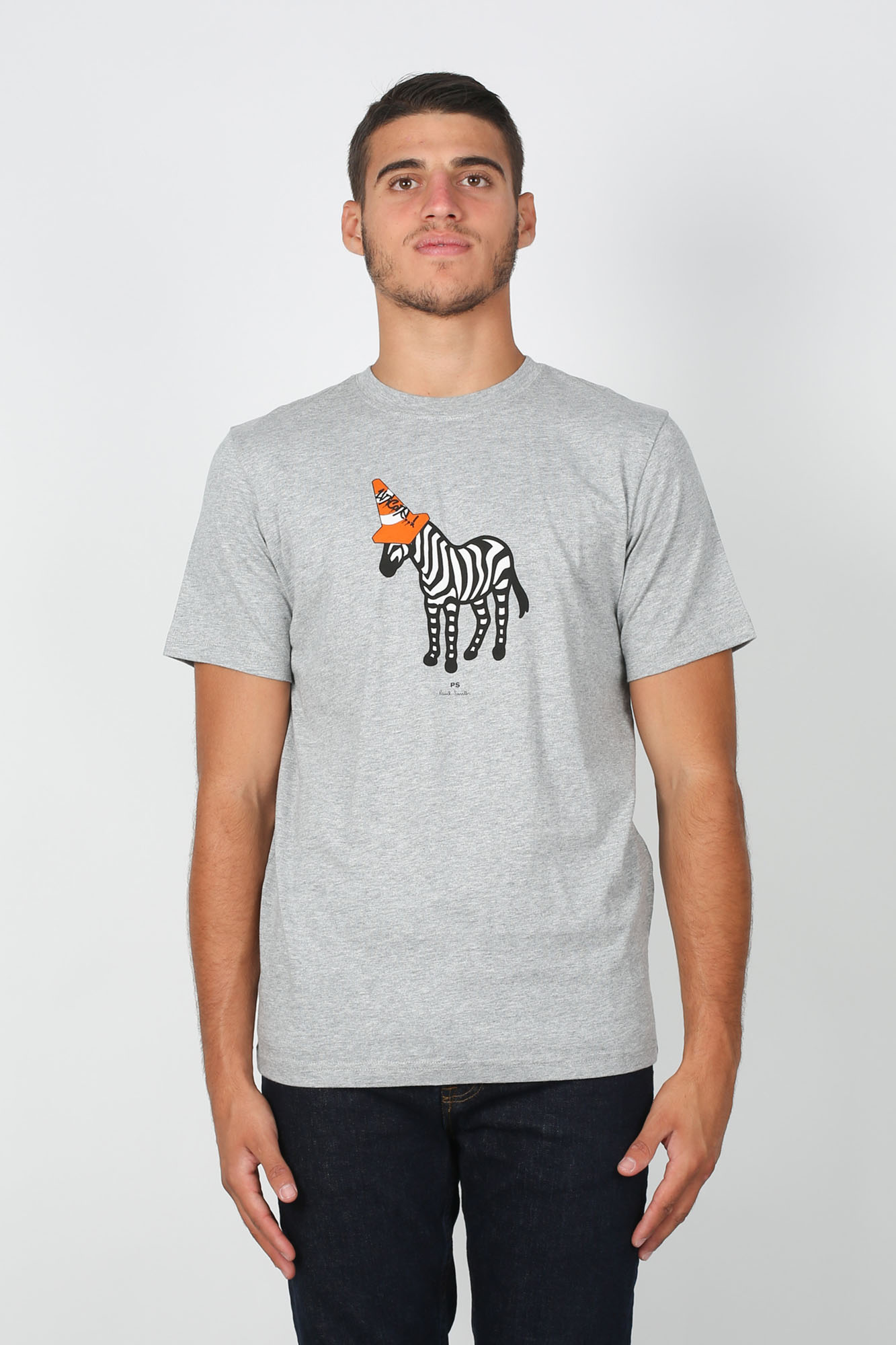 T-SHIRT PAUL SMITH GRIS 011R-AP1536-72