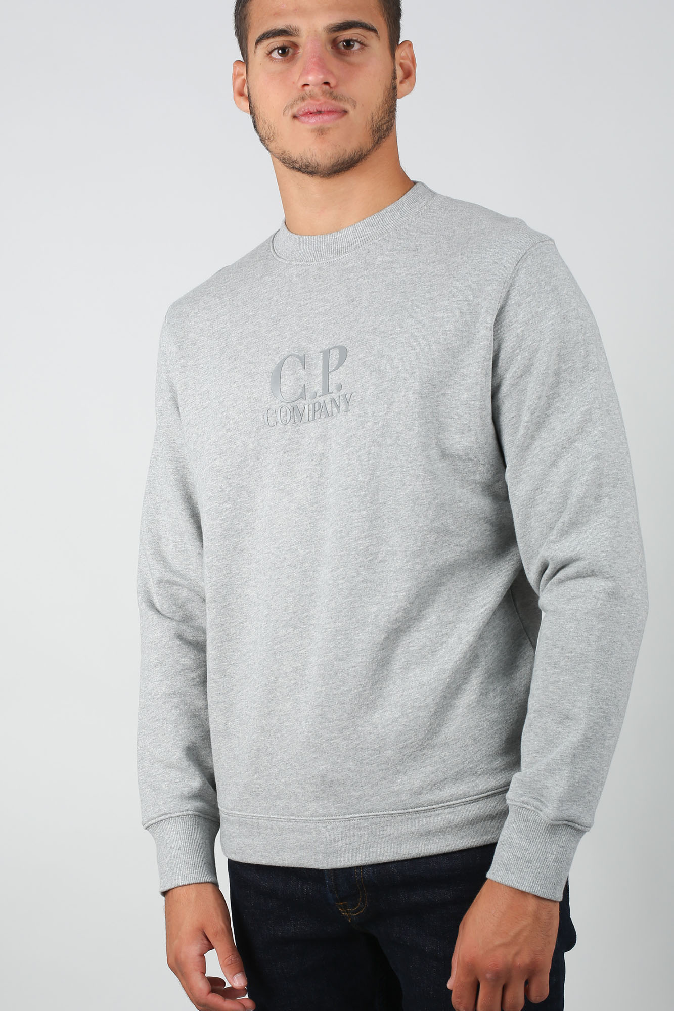 SWEAT-SHIRT C.P. COMPANY GRIS S002A5086W-M93