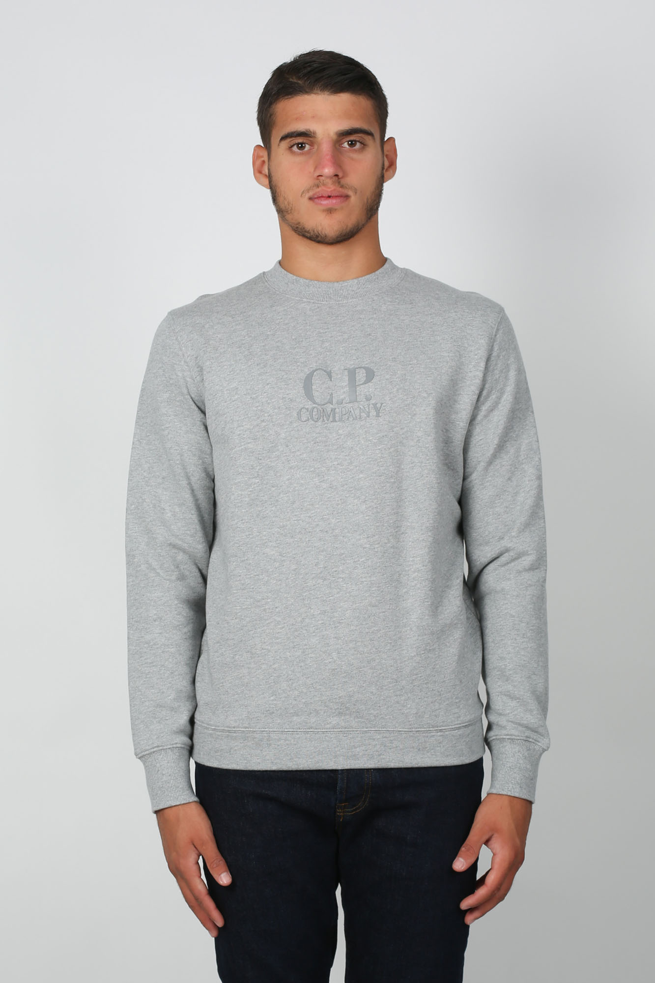 SWEAT-SHIRT C.P. COMPANY GRIS S002A5086W-M93