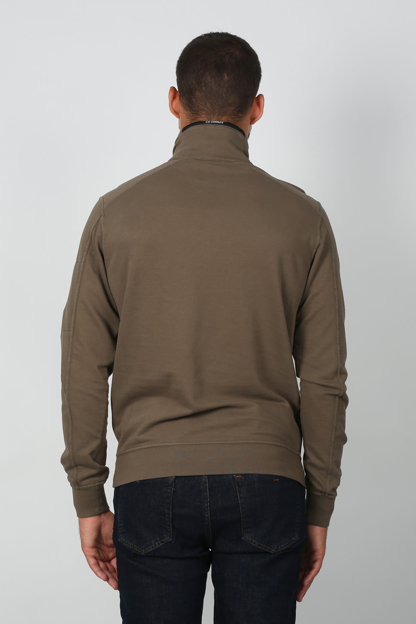 SWEAT-SHIRT C.P. COMPANY KAKI S090A-2246G-661