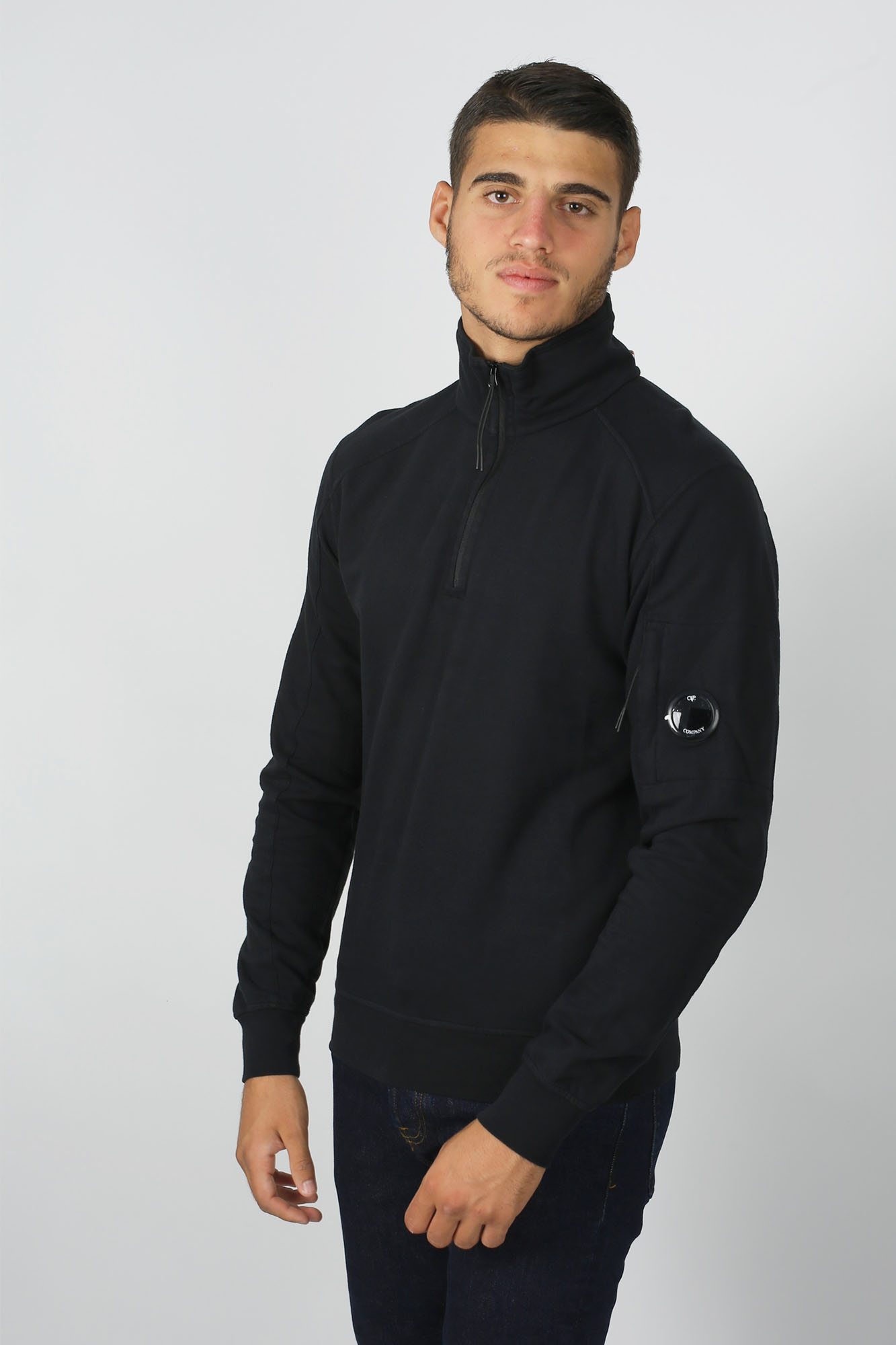 SWEAT-SHIRT C.P. COMPANY NOIR S090A-2246G-999