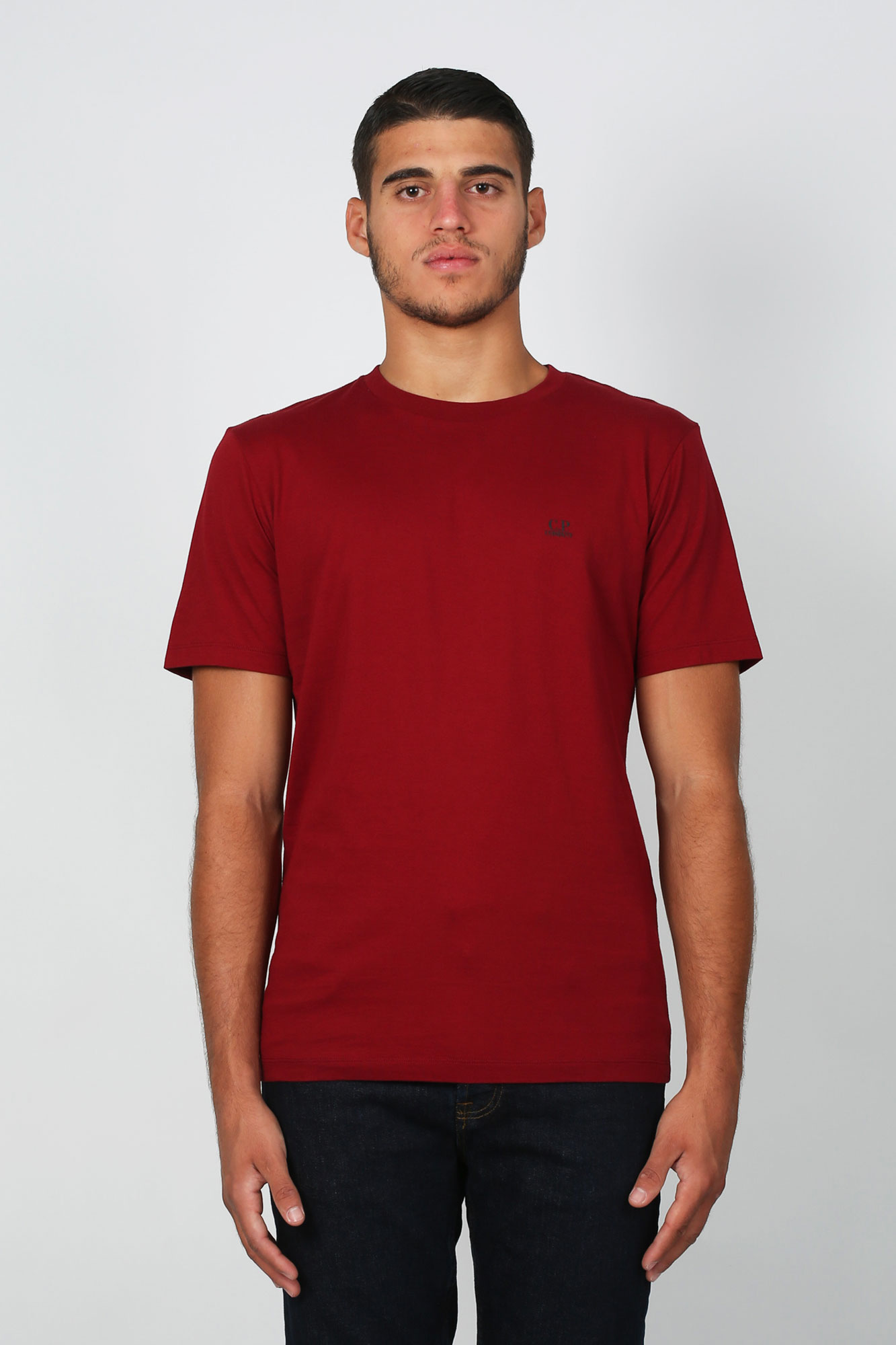 T-SHIRT C.P. COMPANY ROUGE S100A-5100W-576