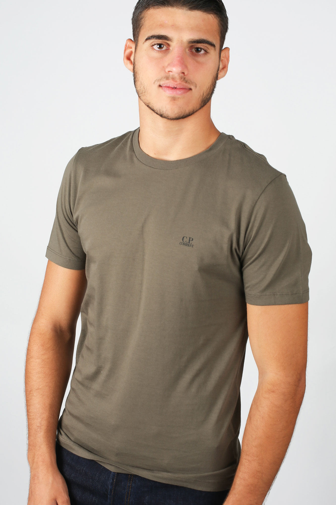 T-SHIRT C.P. COMPANY KAKI S100A-5100W-661