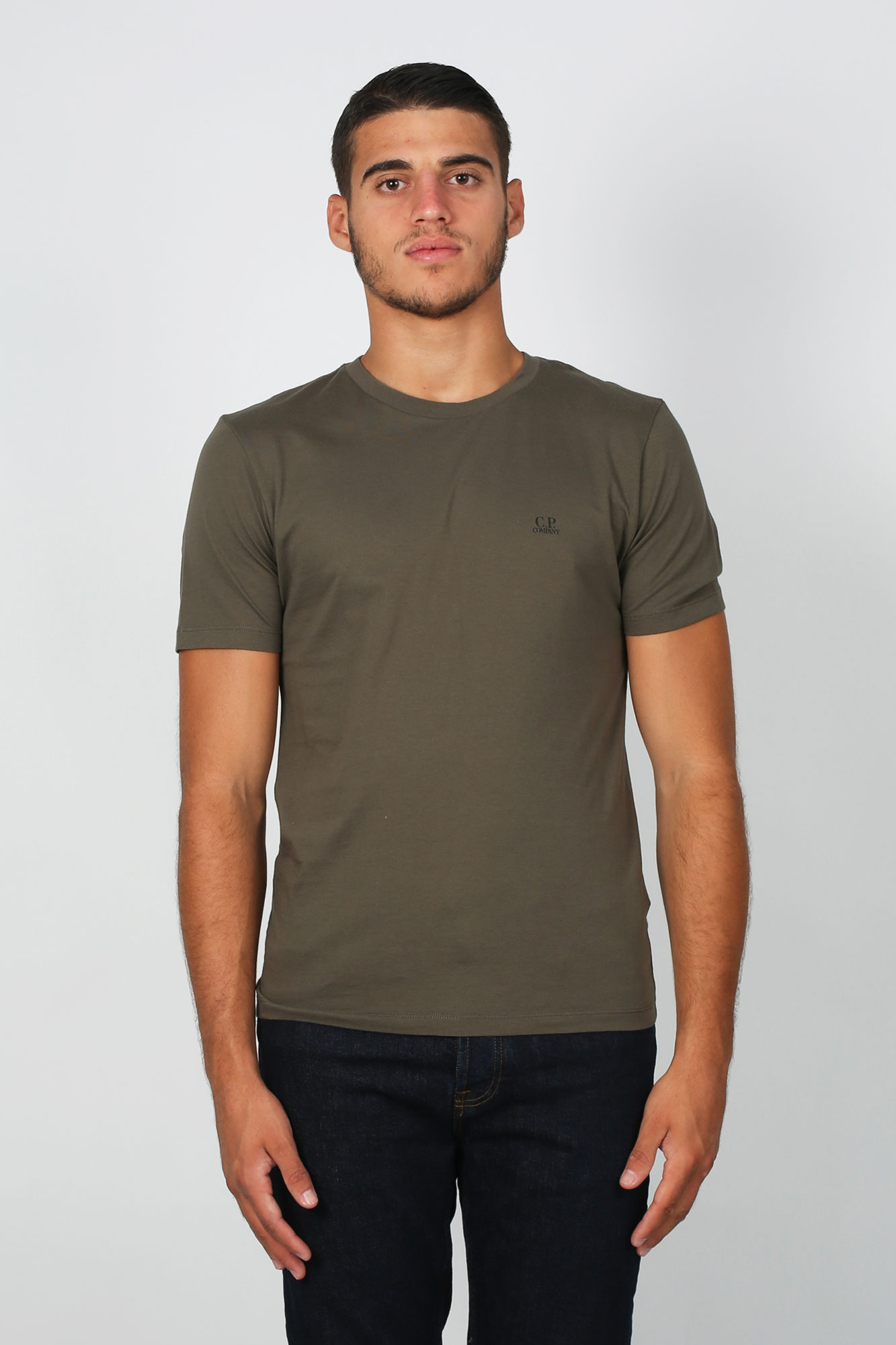 T-SHIRT C.P. COMPANY KAKI S100A-5100W-661