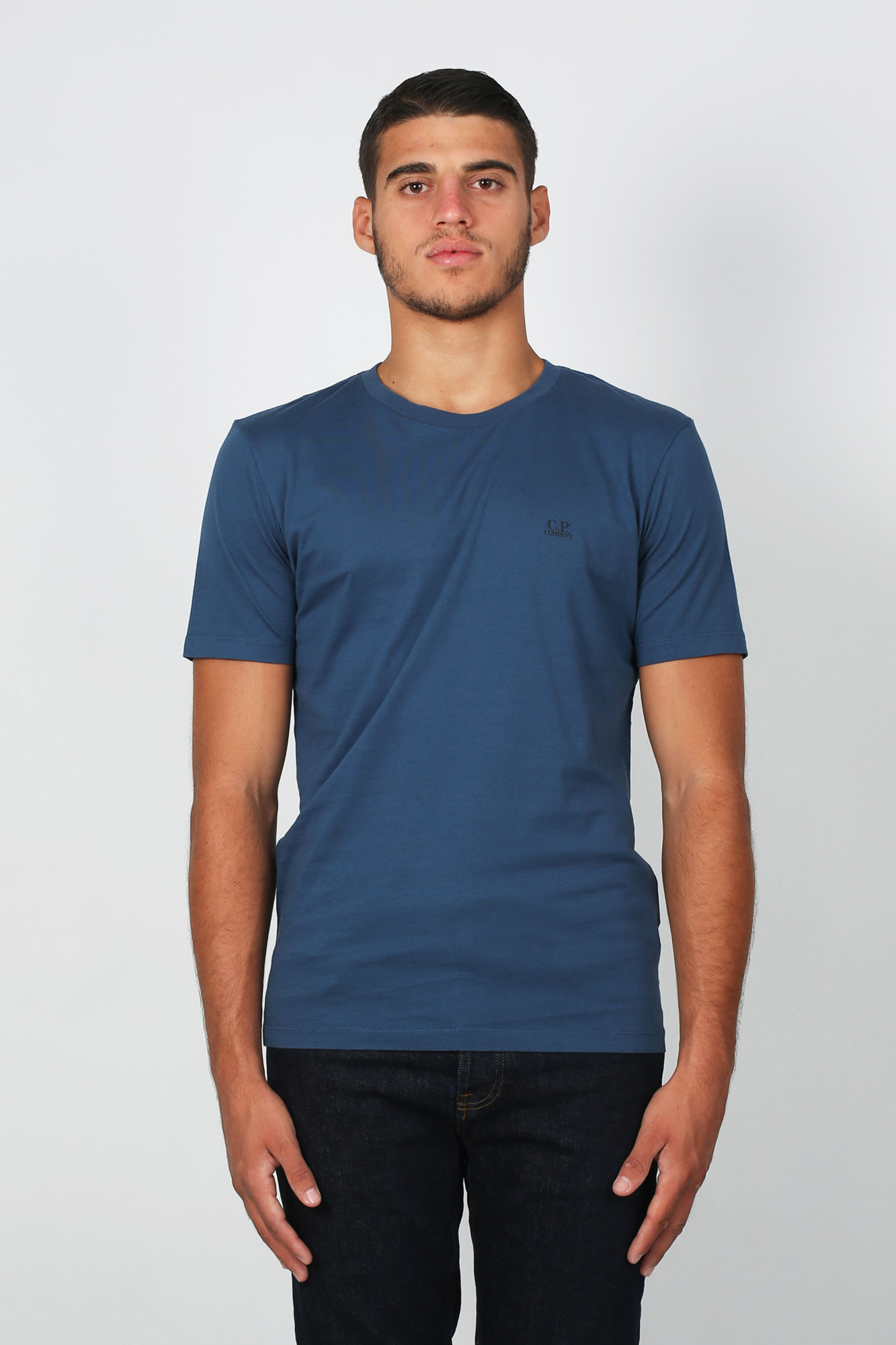 T-SHIRT C.P. COMPANY BLEU S100A-5100W-879