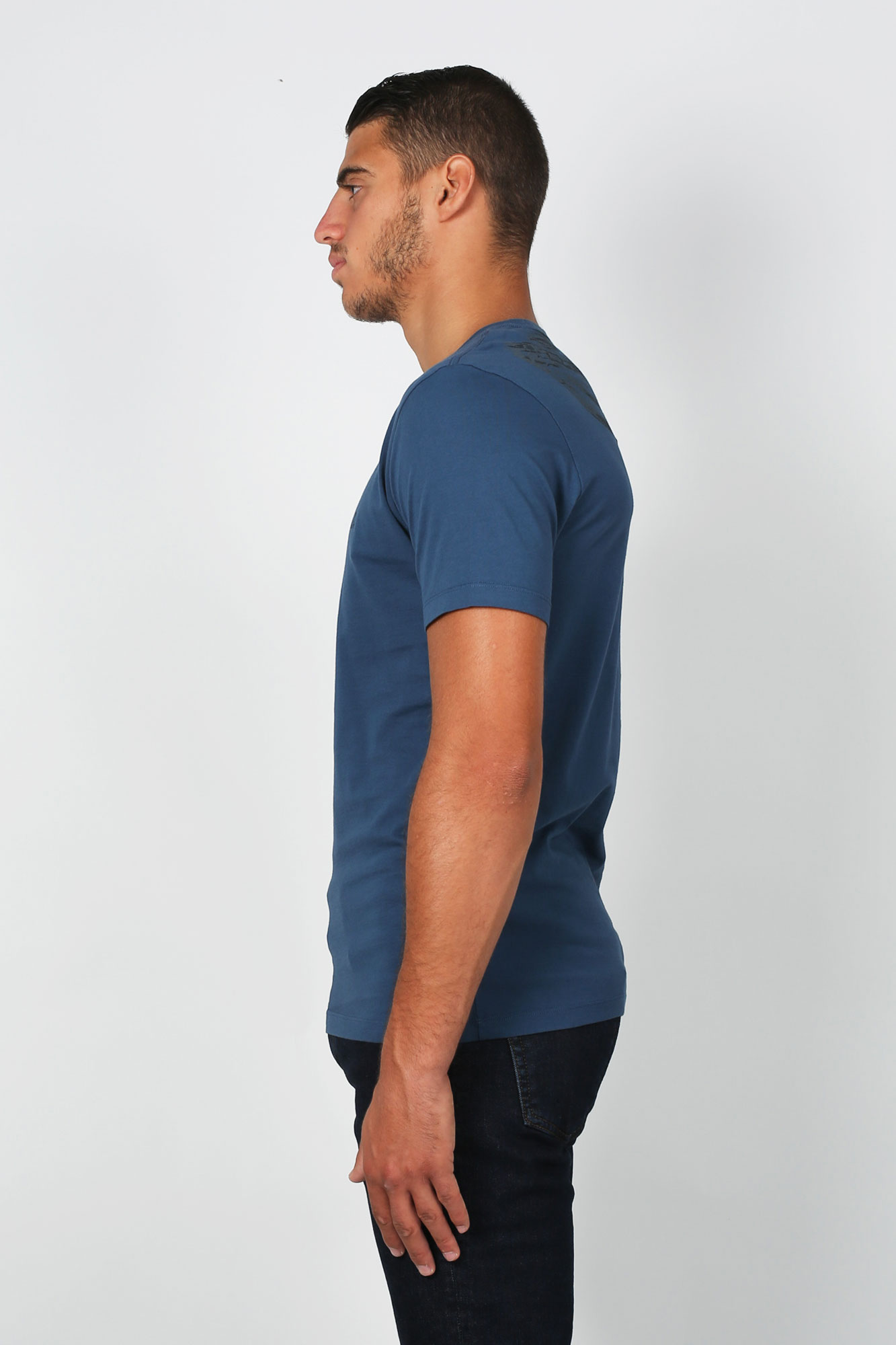 T-SHIRT C.P. COMPANY BLEU S100A-5100W-879