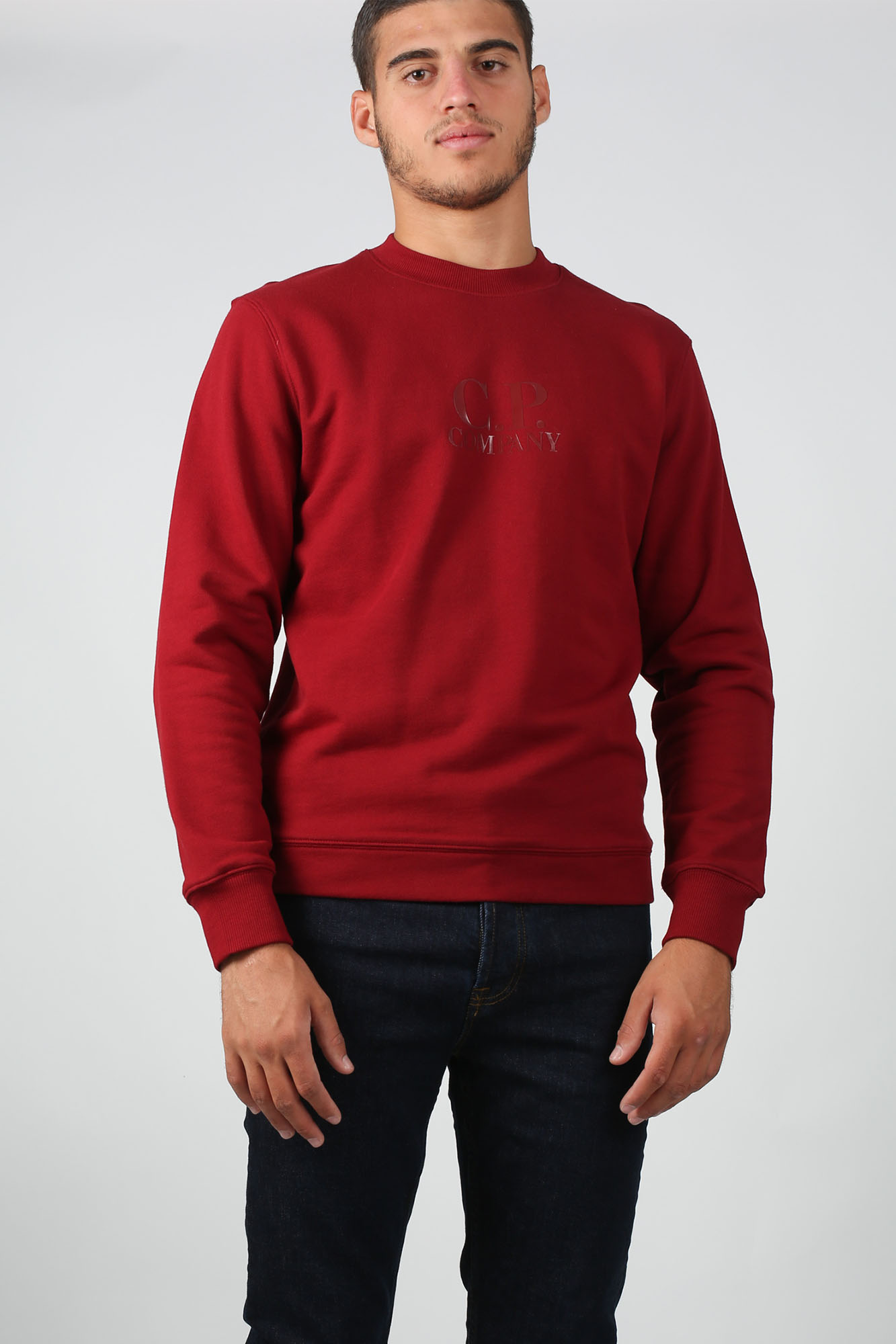 SWEAT-SHIRT C.P. COMPANY ROUGE S002A5086W-576