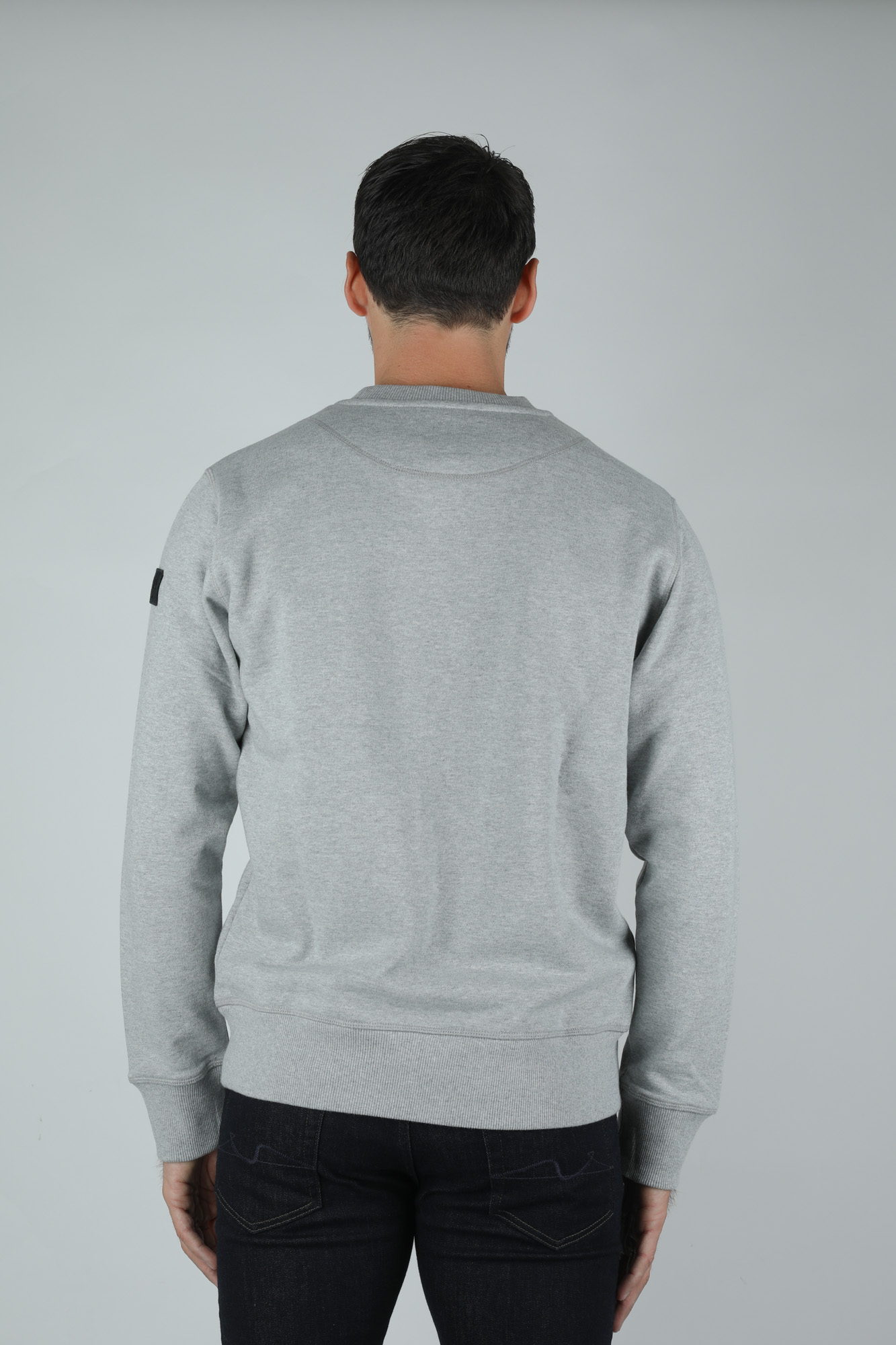 SWEAT-SHIRT MOOSE KNUCKLES GRIS MK4688MS-224